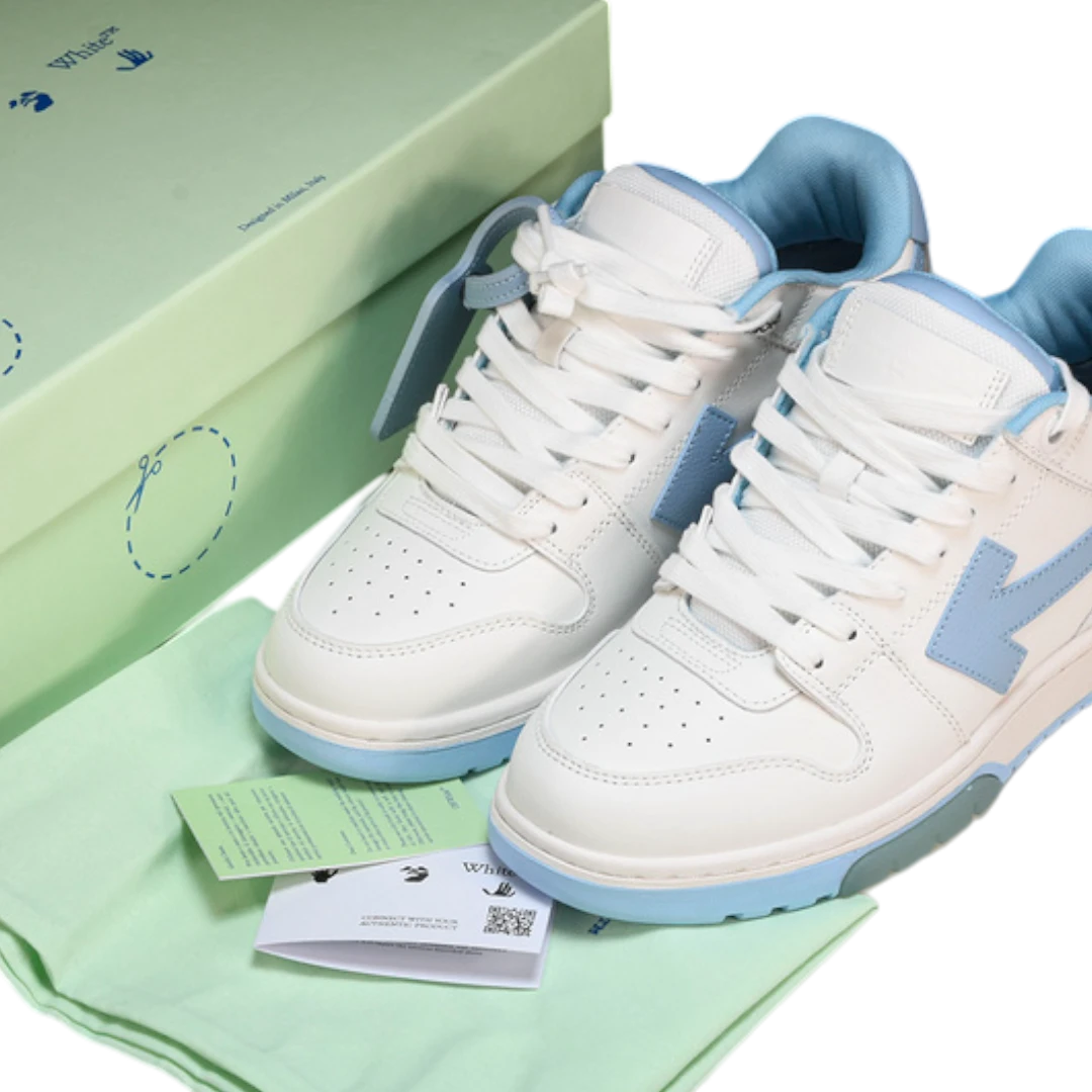 Off-White Out Of Office Low Top 'White Light Blue' (2023)