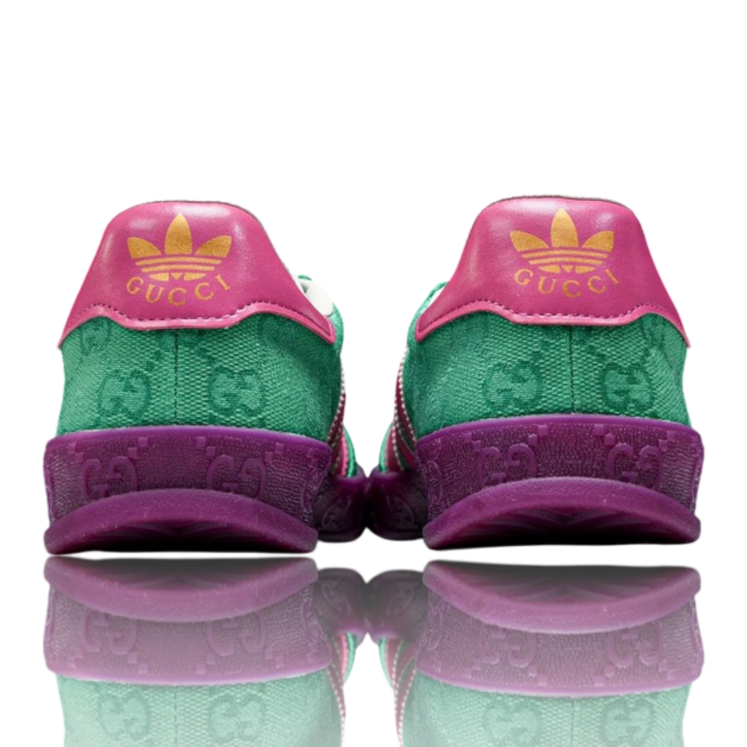Guссi x Gazelle 'Green GG Monogram'