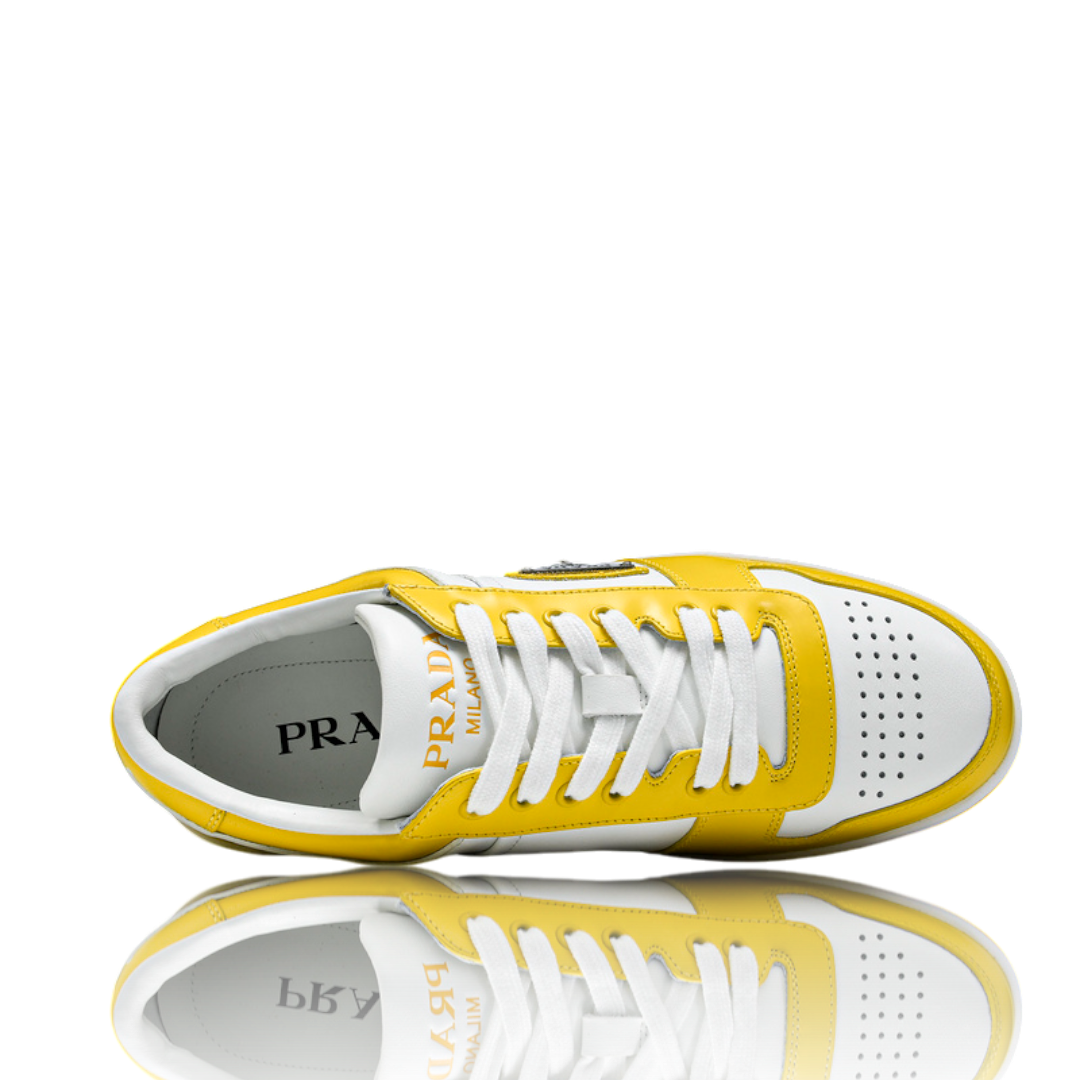 Prada Downtown Sneaker 'White Yellow Sun'