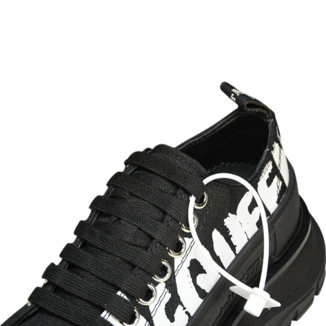McQueen Tread Slick Low  Graffiti 'Black'