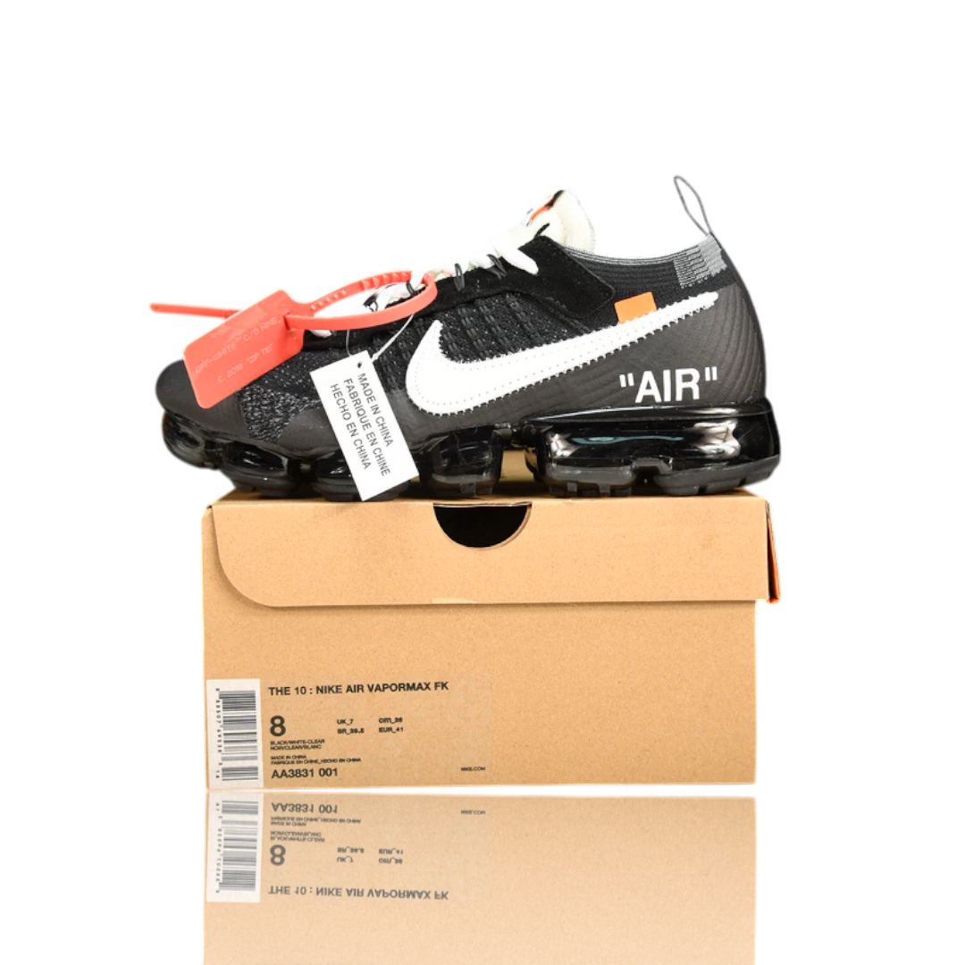 Off-White x Air VaporMax 'Black White'