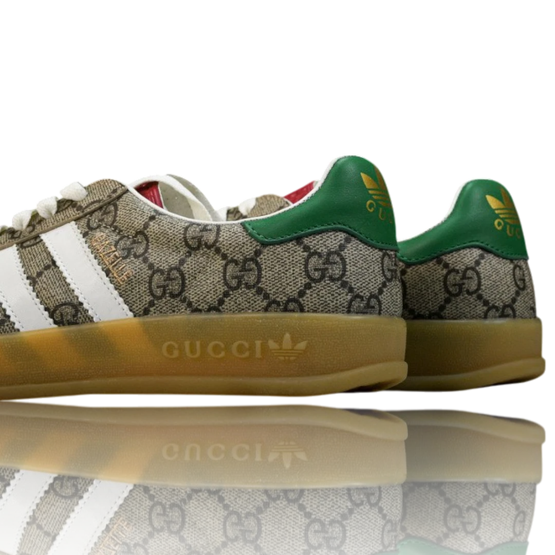 Guссi x Gazelle 'Beige GG Monogram'