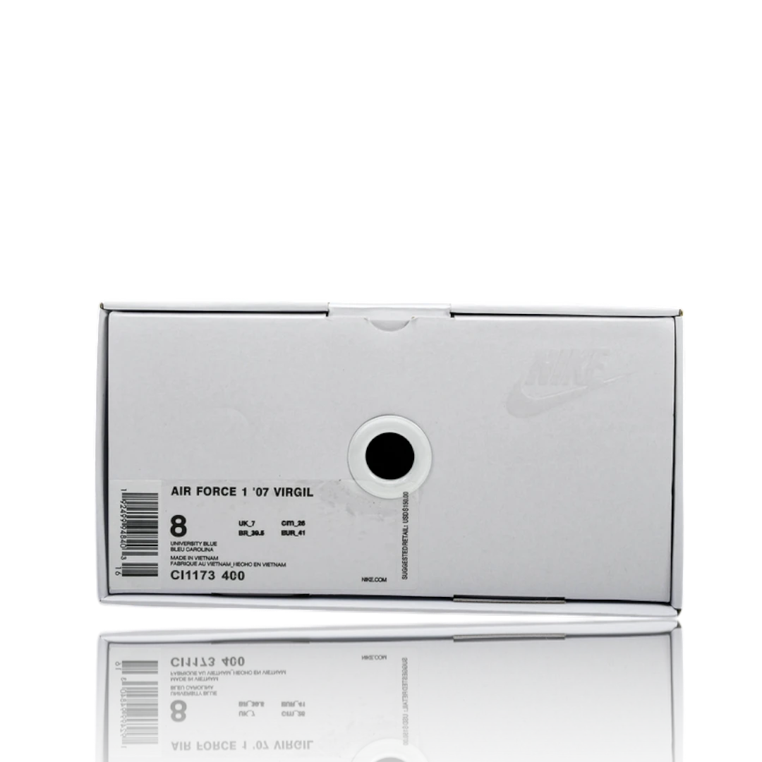 Off-White x AF1 MCA 'University Blue'