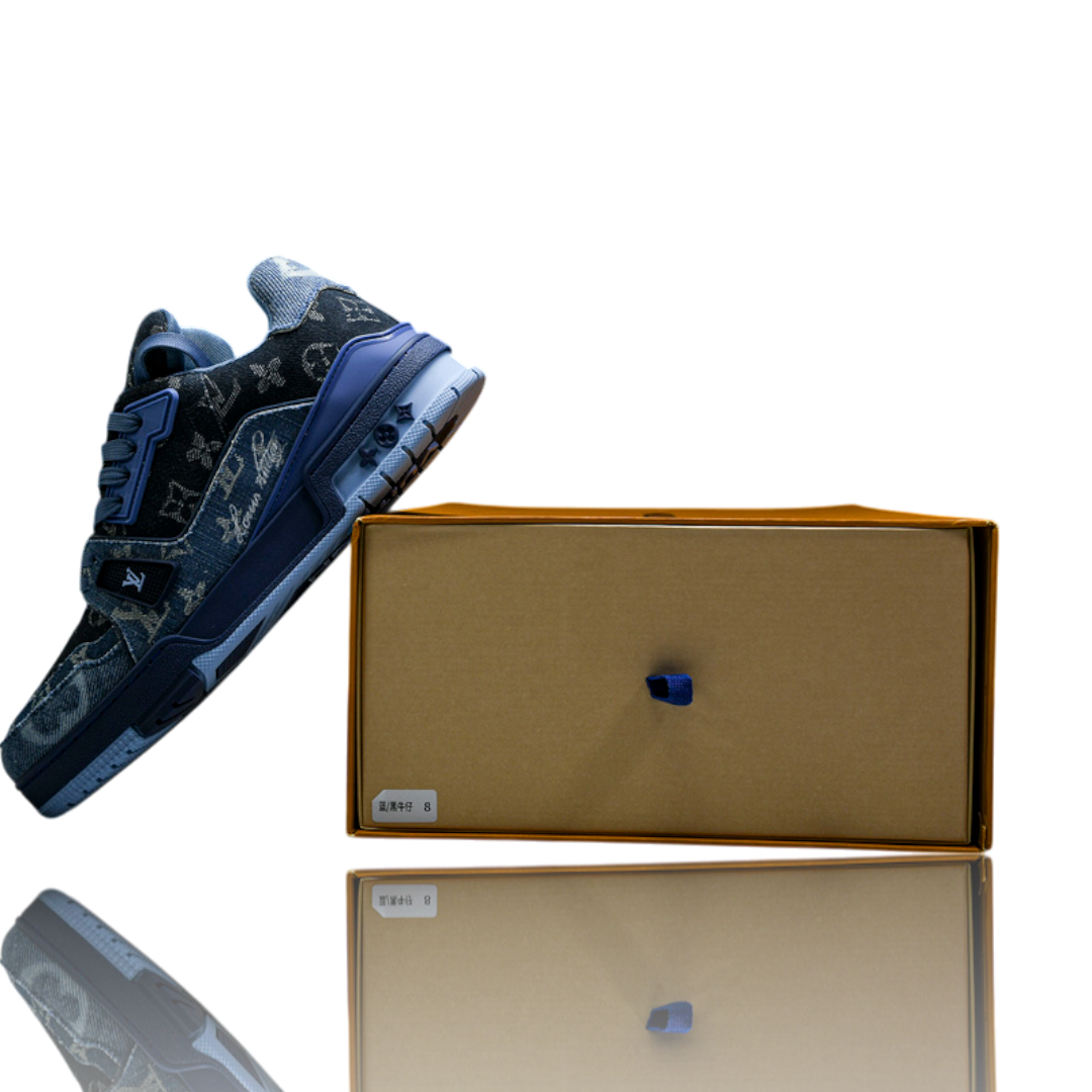 Louis Vuittоп Trainer Low 'Monogram Denim Blue'