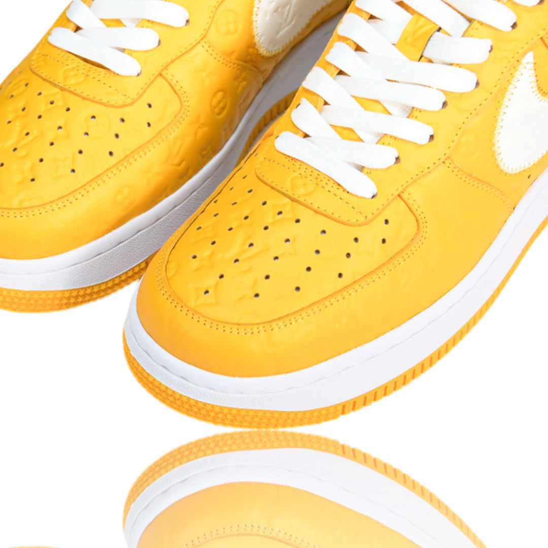 Louis Vuittоп x AF1 By Virgil Abloh 'White Yellow'