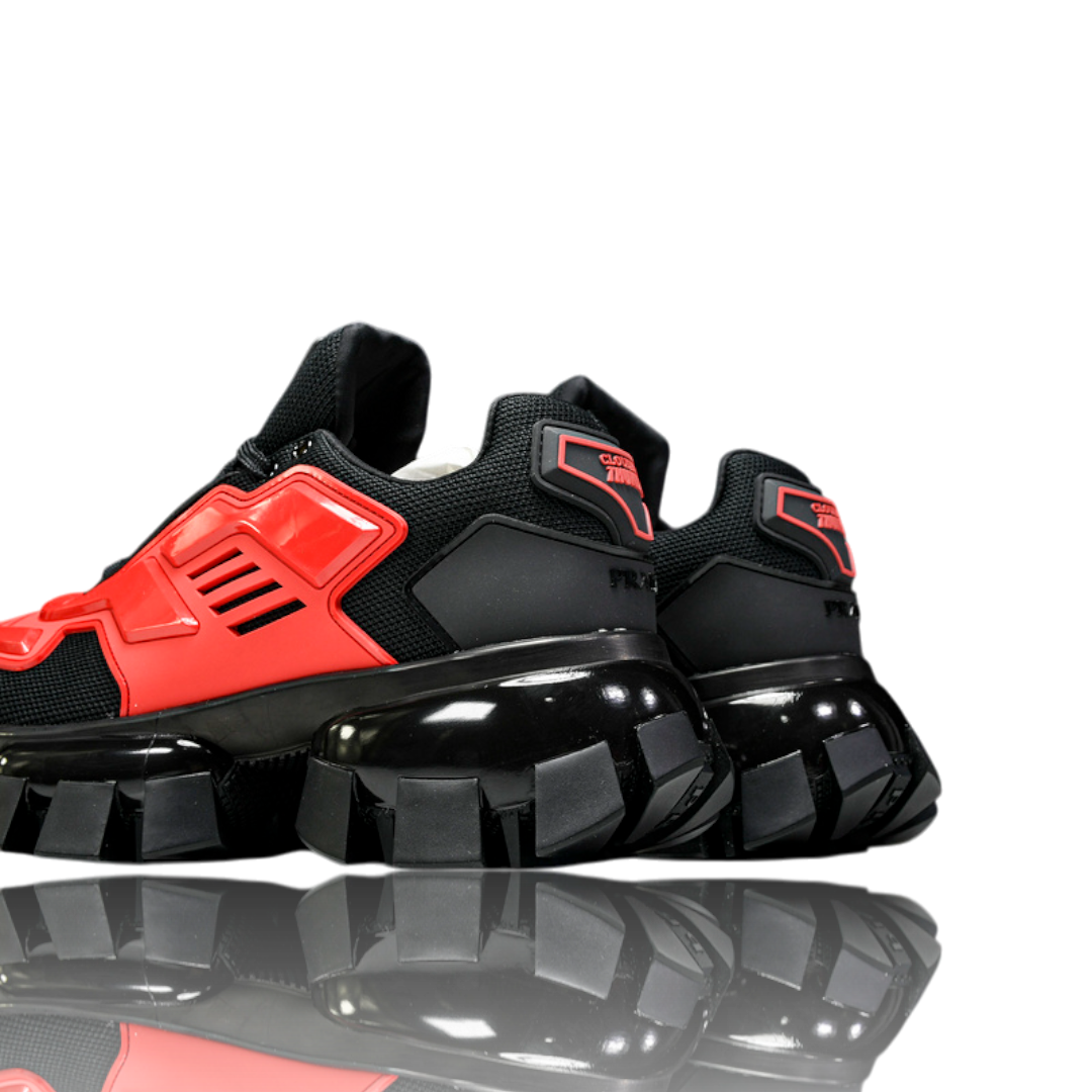 Prada Cloudbust Thunder Knit 'Red Black'