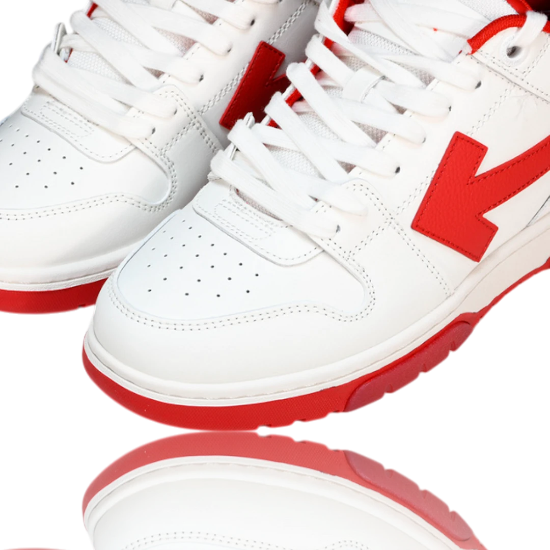 Off-White Out Of Office Low Top 'Red White'