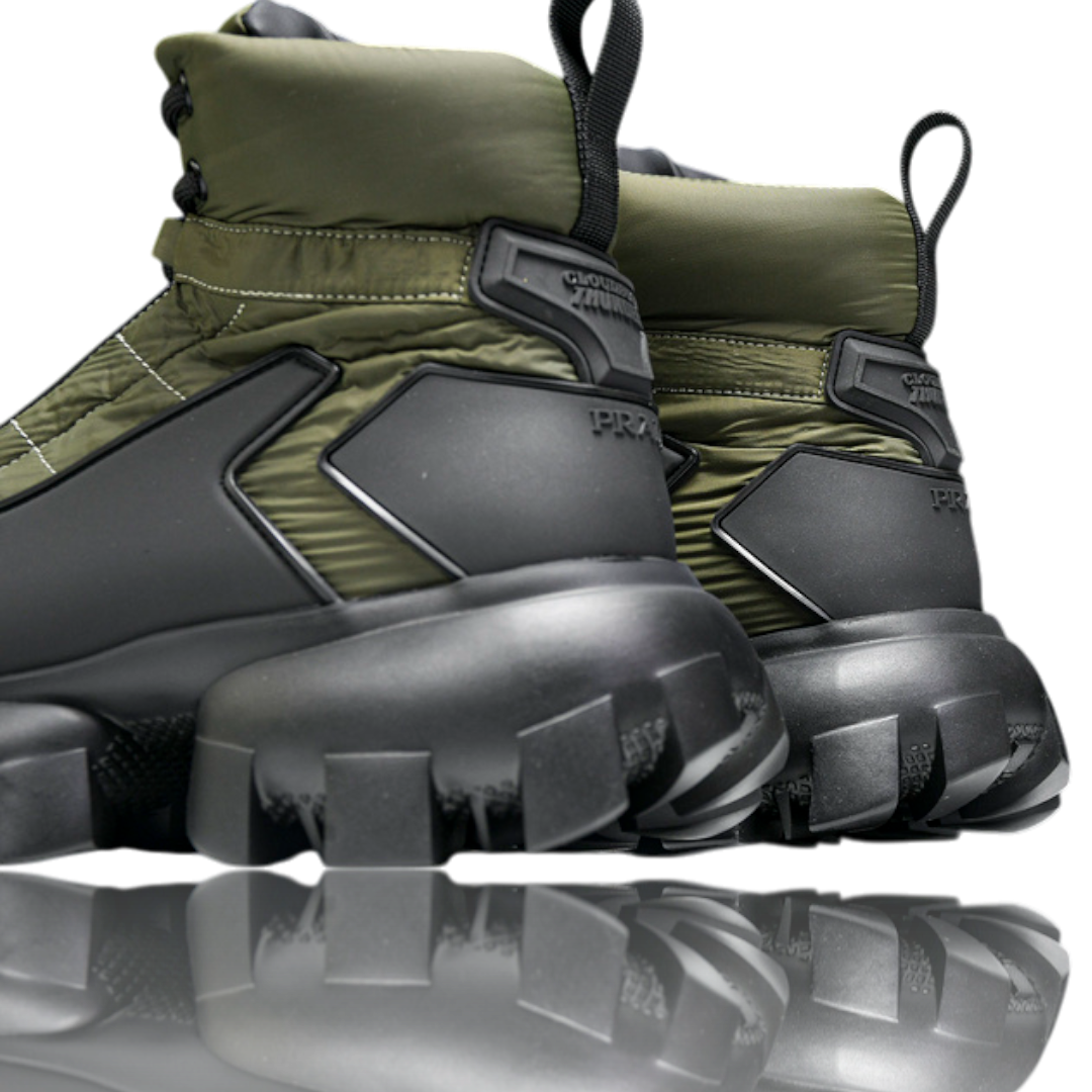 Prada Cloudbust Thunder High Tops 'Army Green'