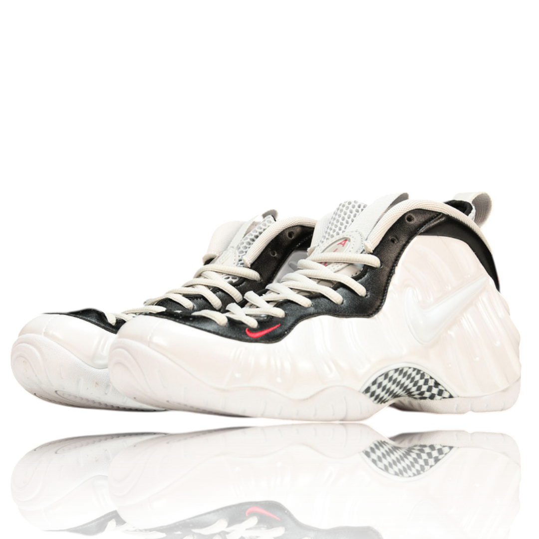 Air Foamposite Pro 'White Black University Red'