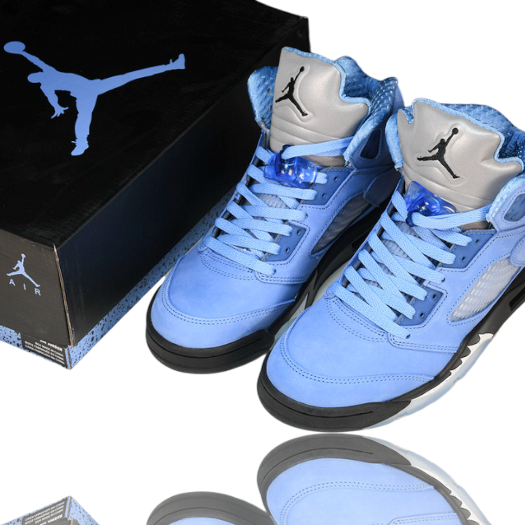AJ5 Retro UNC 'University Blue'