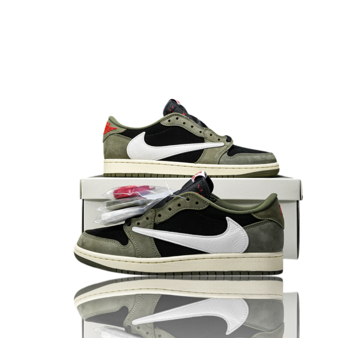 Travis Scott x AJ1 Low OG 'Black Olive'