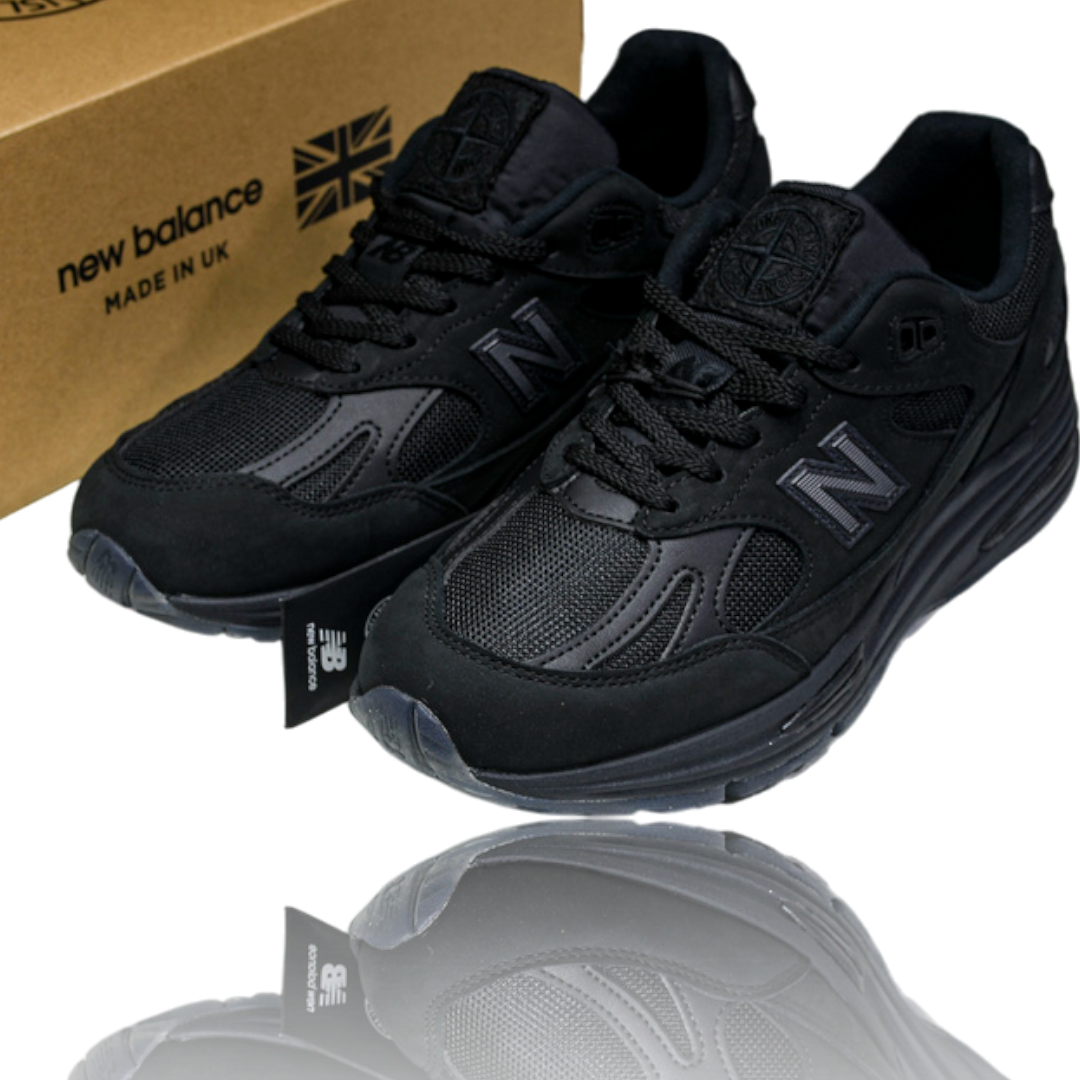 NB 991v2 MiUK x Stone Island 'Ghost Pack Black'