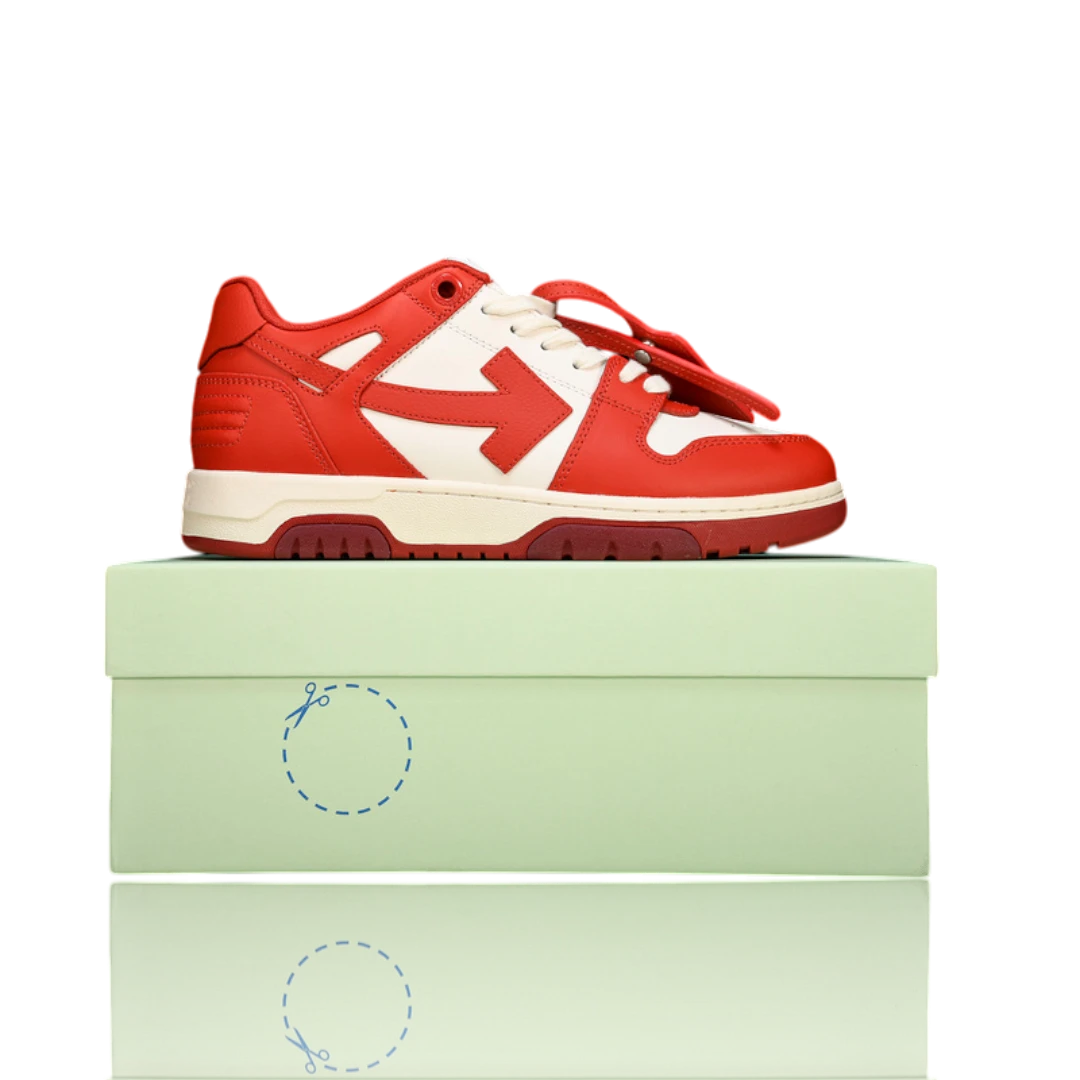 Off-White Out Of Office Low Top 'White Red'
