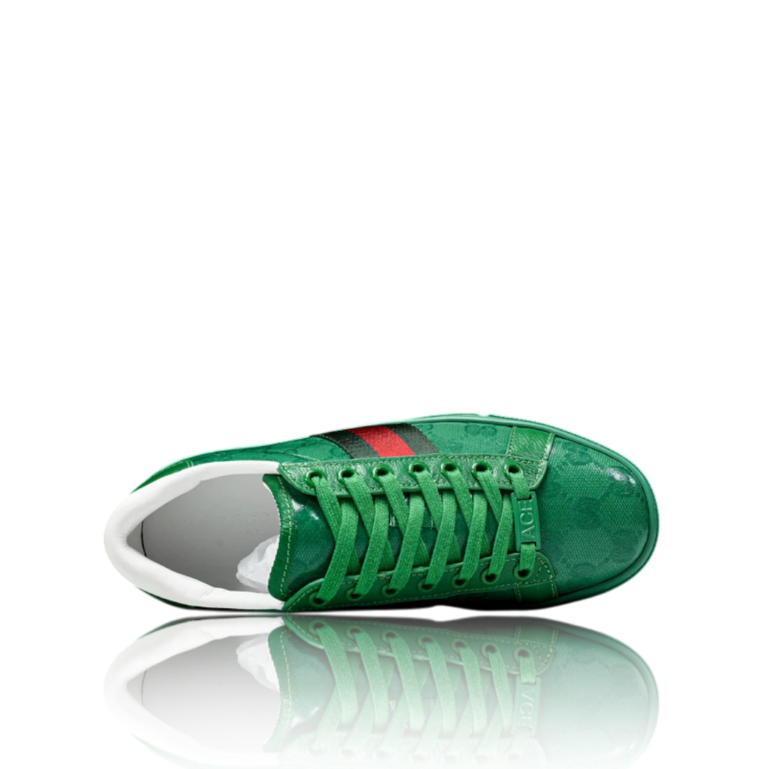Guссi Ace Web 'Green Monogram'