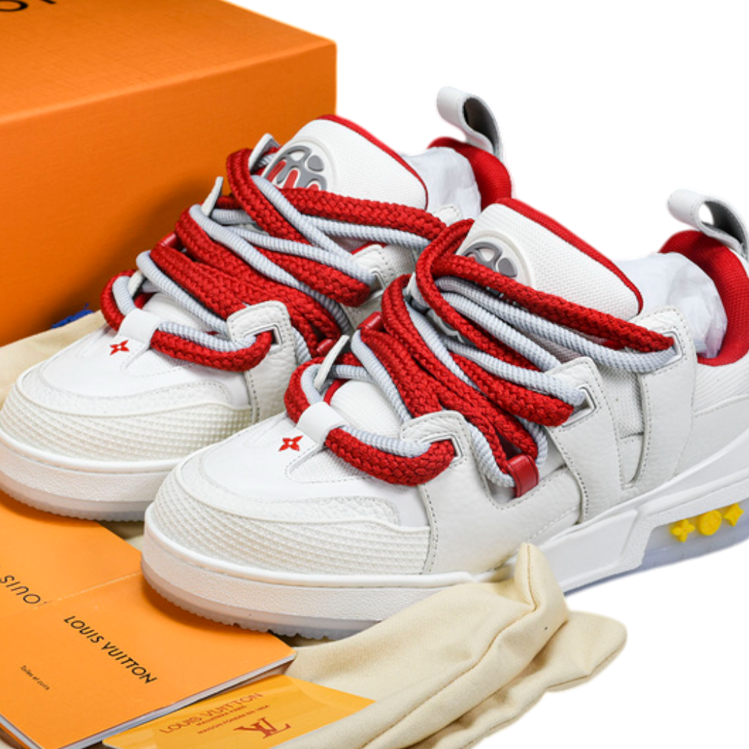 Louis Vuittоп Skate Sneakers by KidSuper 'White Red'