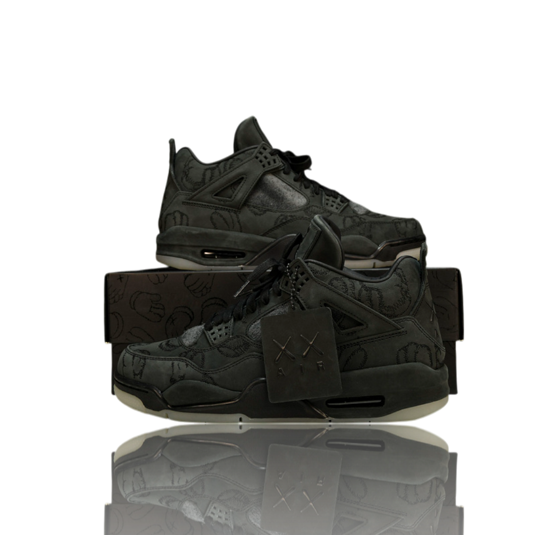 KAWS x AJ4 Retro 'Black'