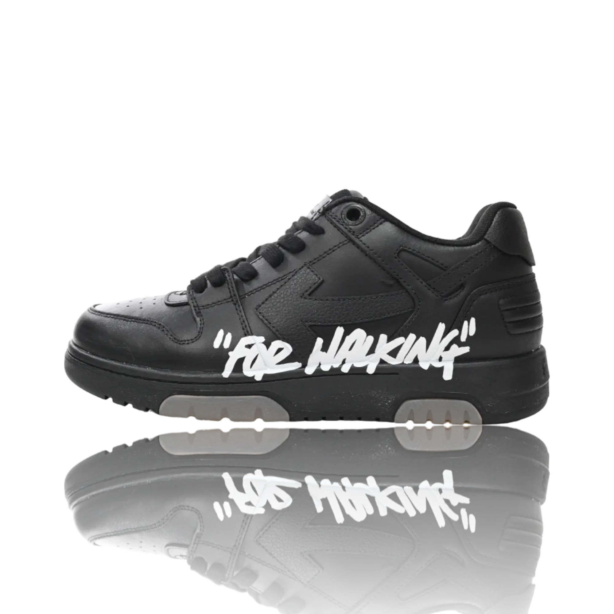 Off-White Out Of Office Low Top 'For Walking' Black White