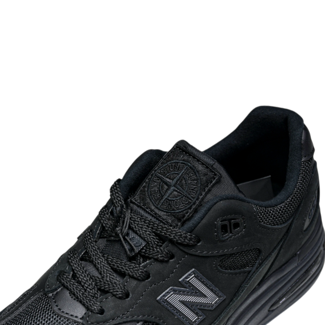 NB 991v2 MiUK x Stone Island 'Ghost Pack Black'