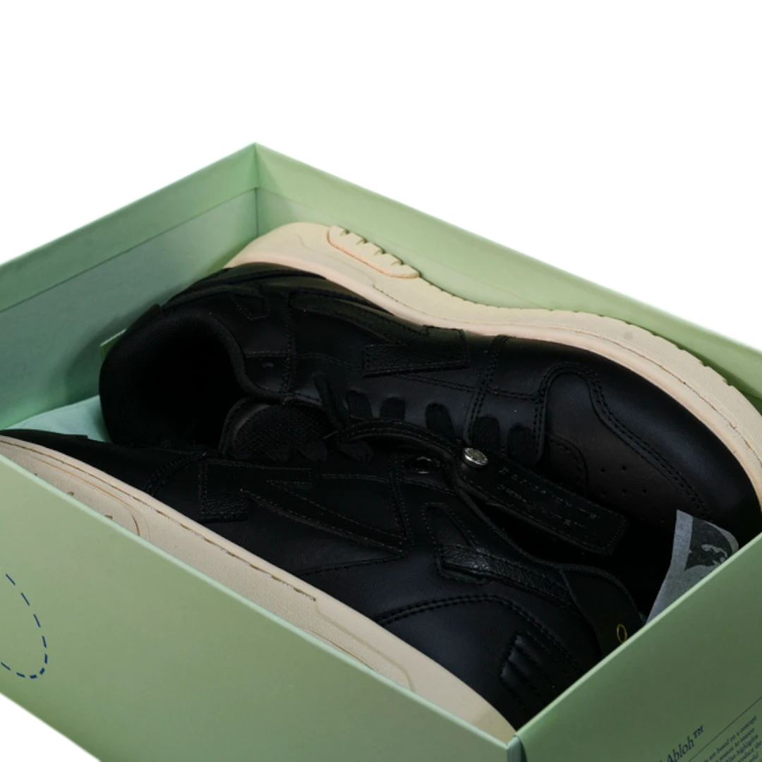 Off-White Out Of Office Low Top 'Black Gum'