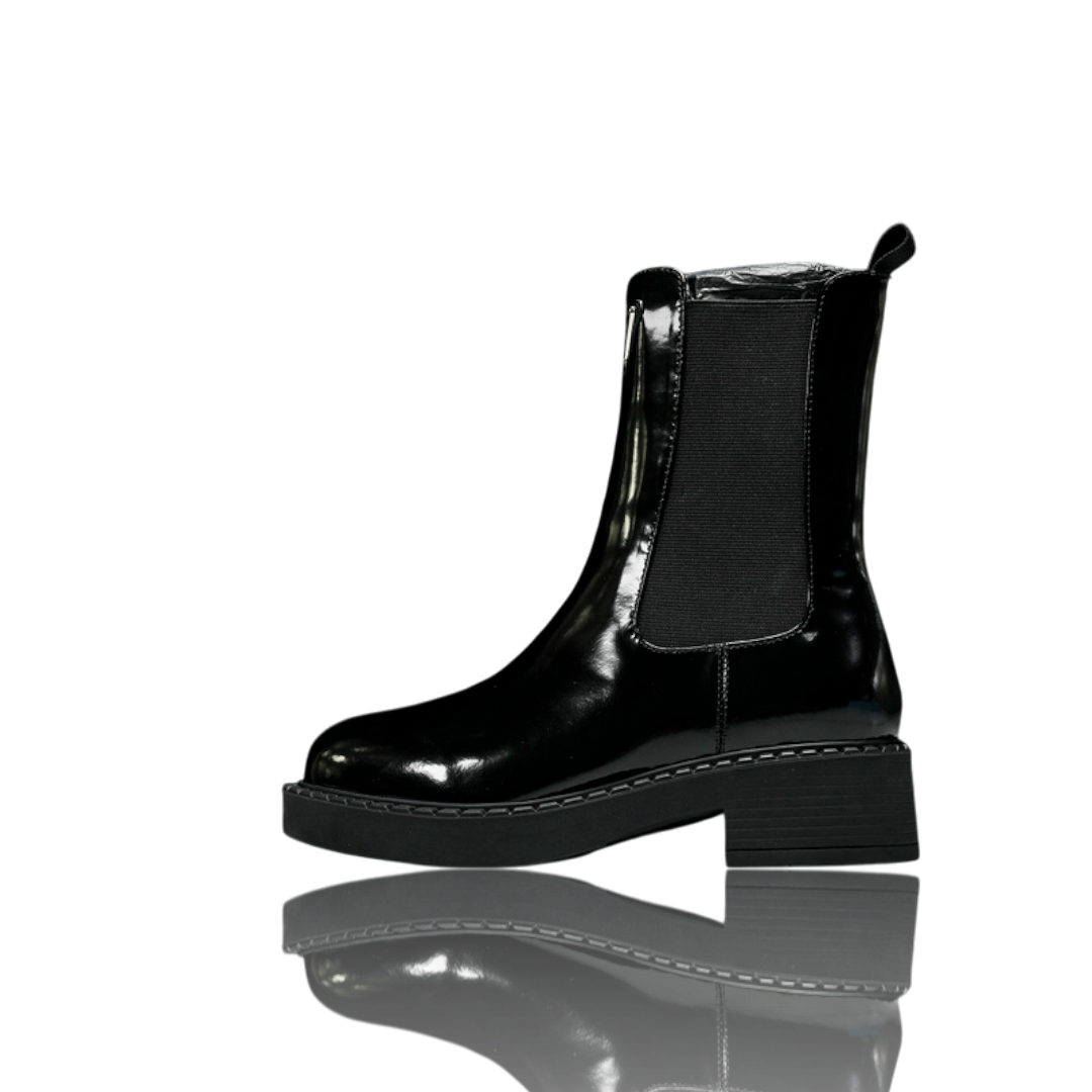 Prada Brushed Chelsea Boots 'Black'