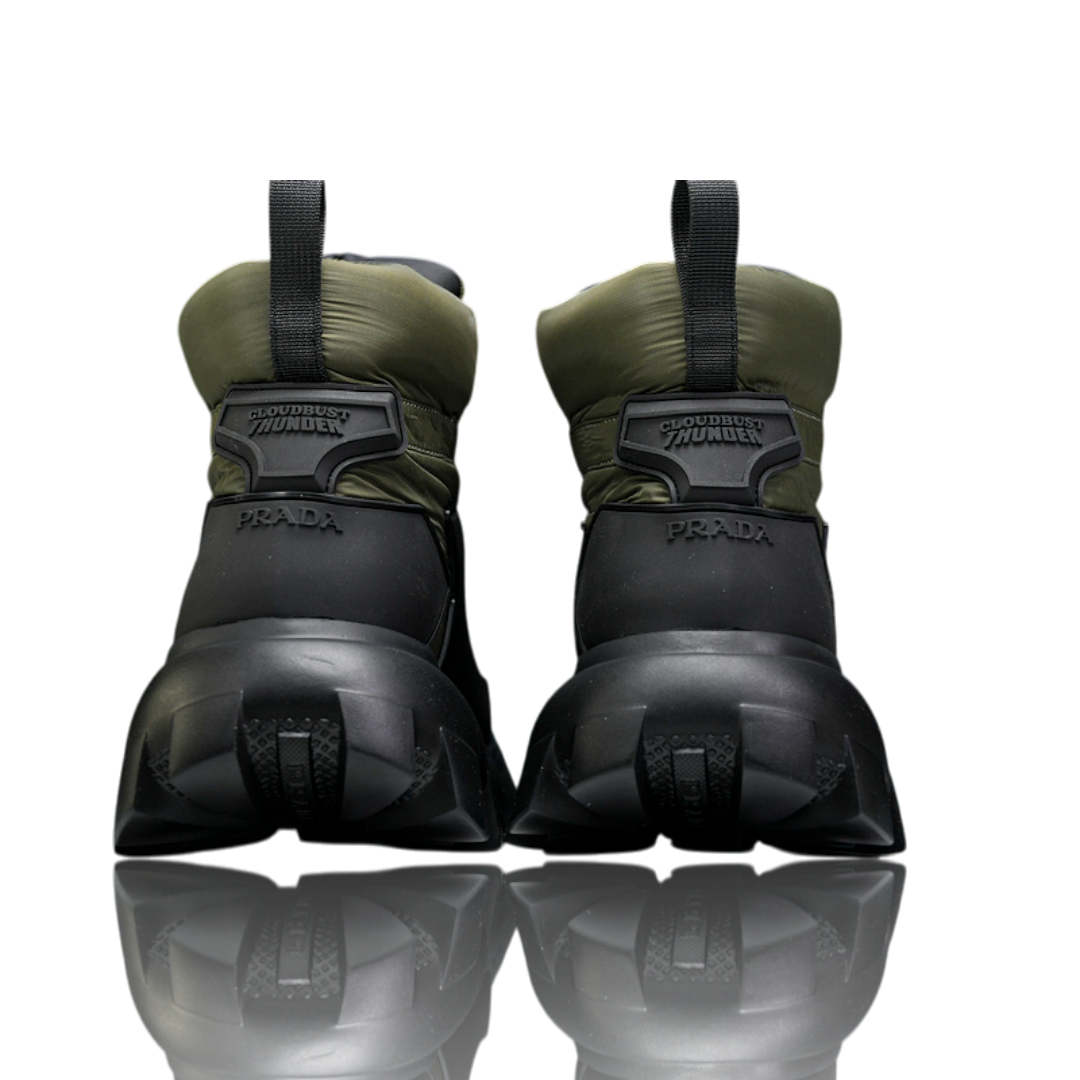 Prada Cloudbust Thunder High Tops 'Army Green'