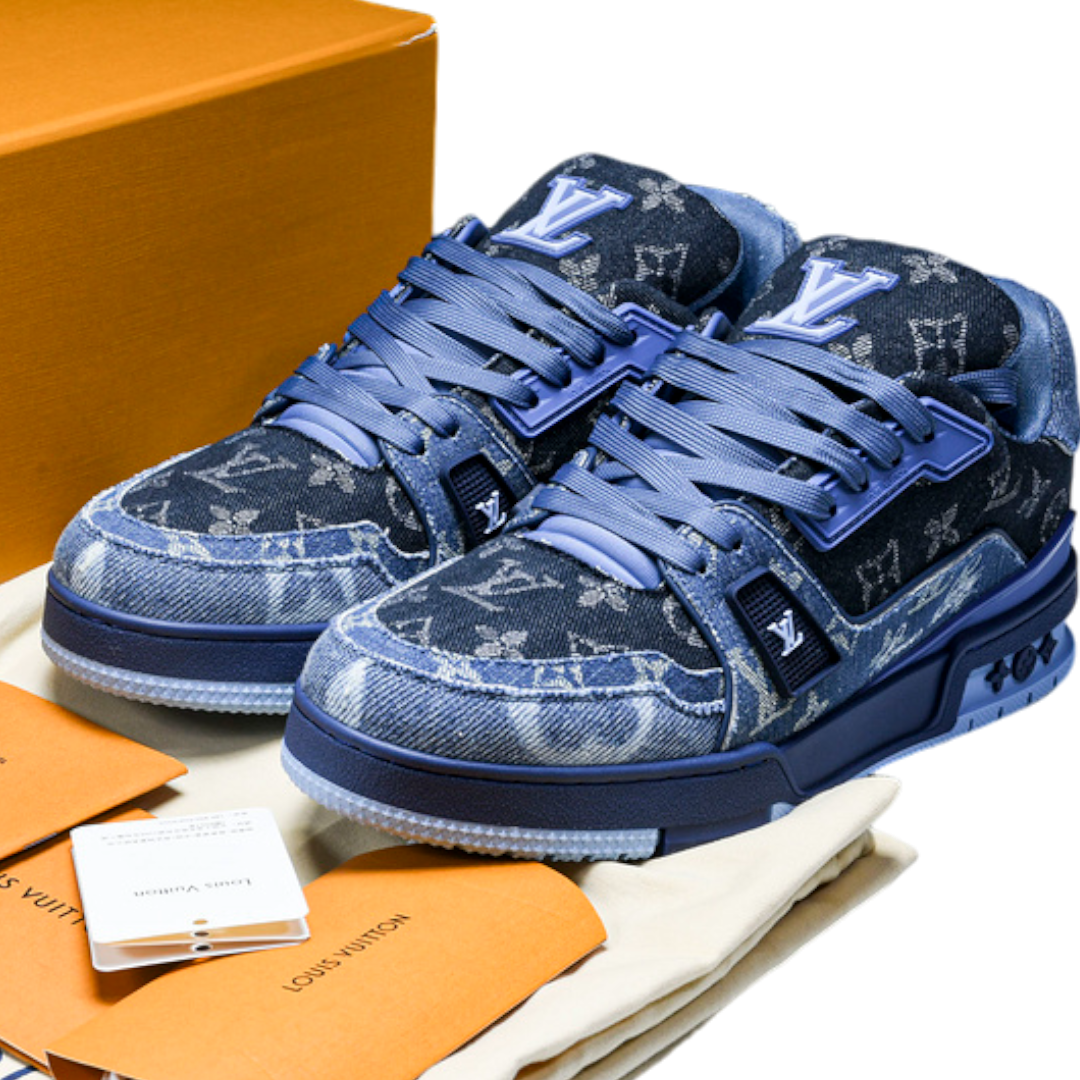 Louis Vuittоп Trainer Low 'Monogram Denim Blue'