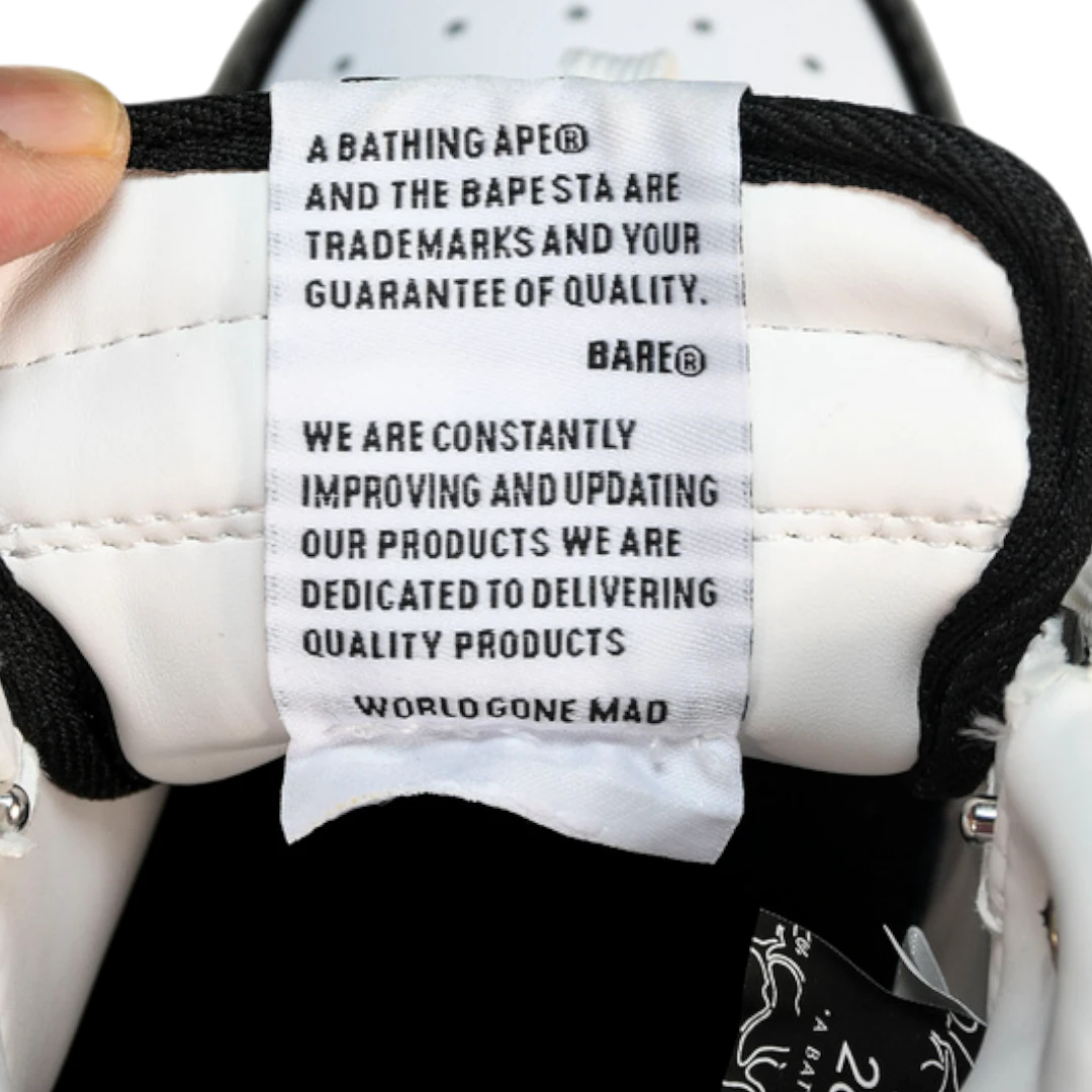 A Bathing Ape Bapesta 'Black'