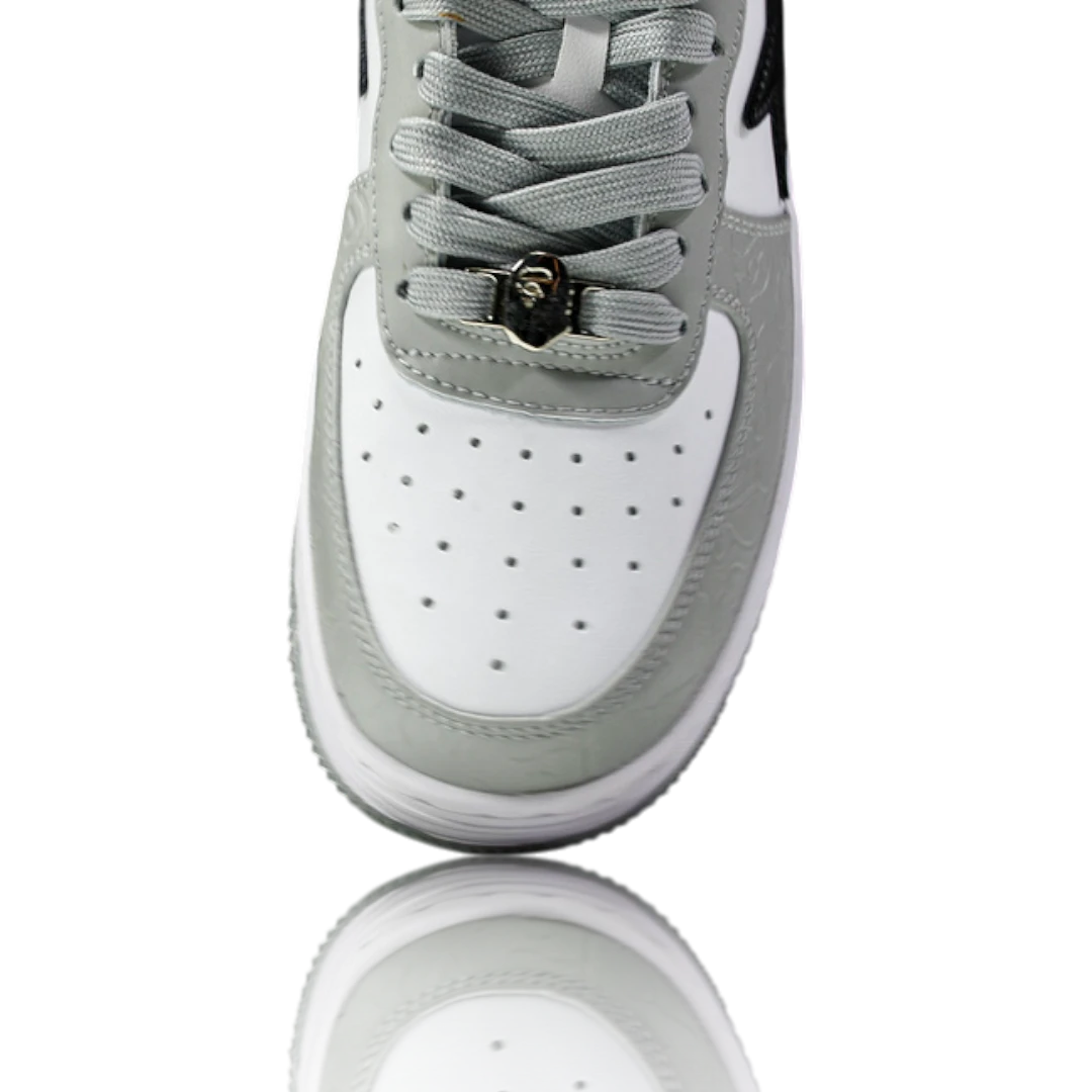 A Bathing Ape Bapesta 'White Grey'