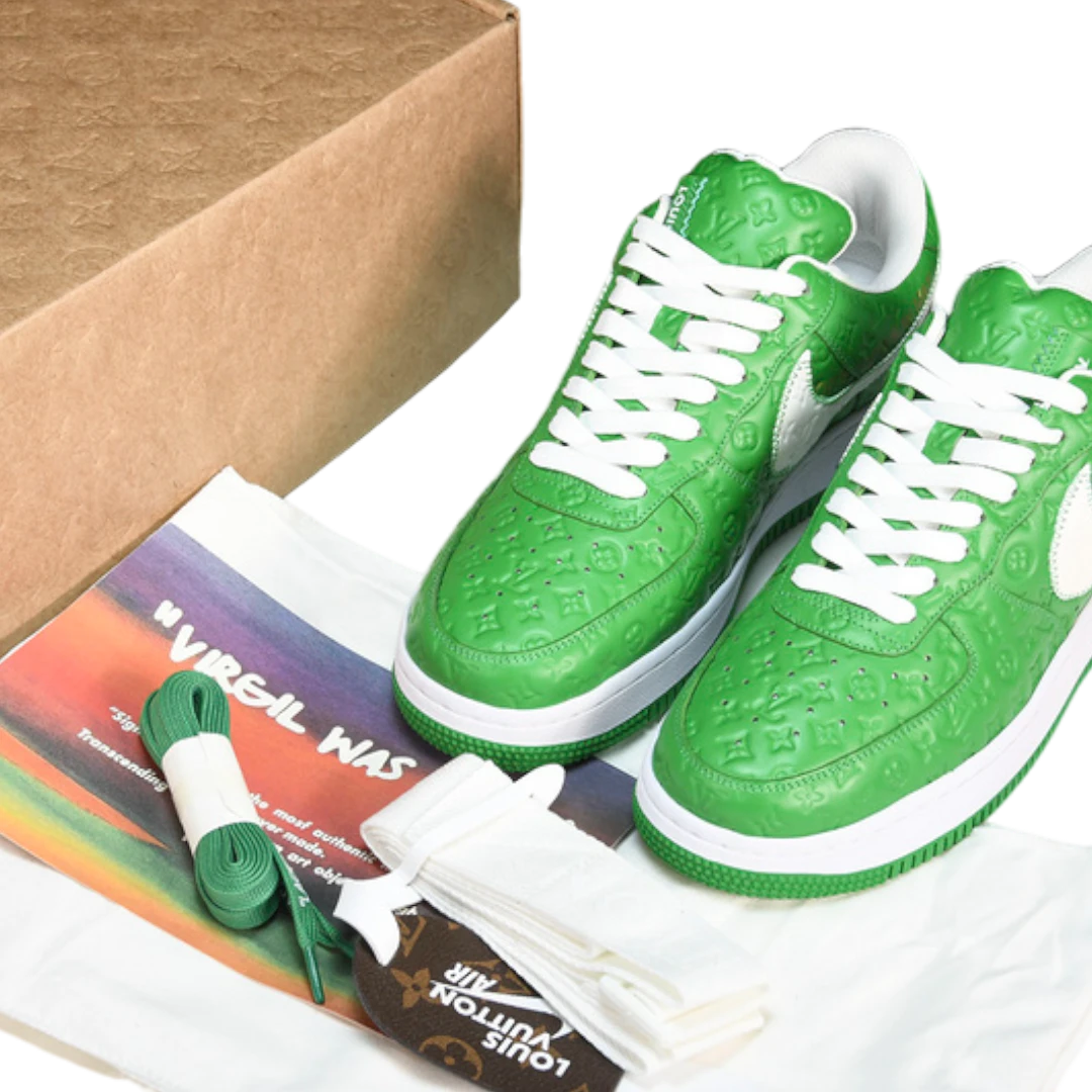 Louis Vuittоп x AF1 By Virgil Abloh 'White Green'