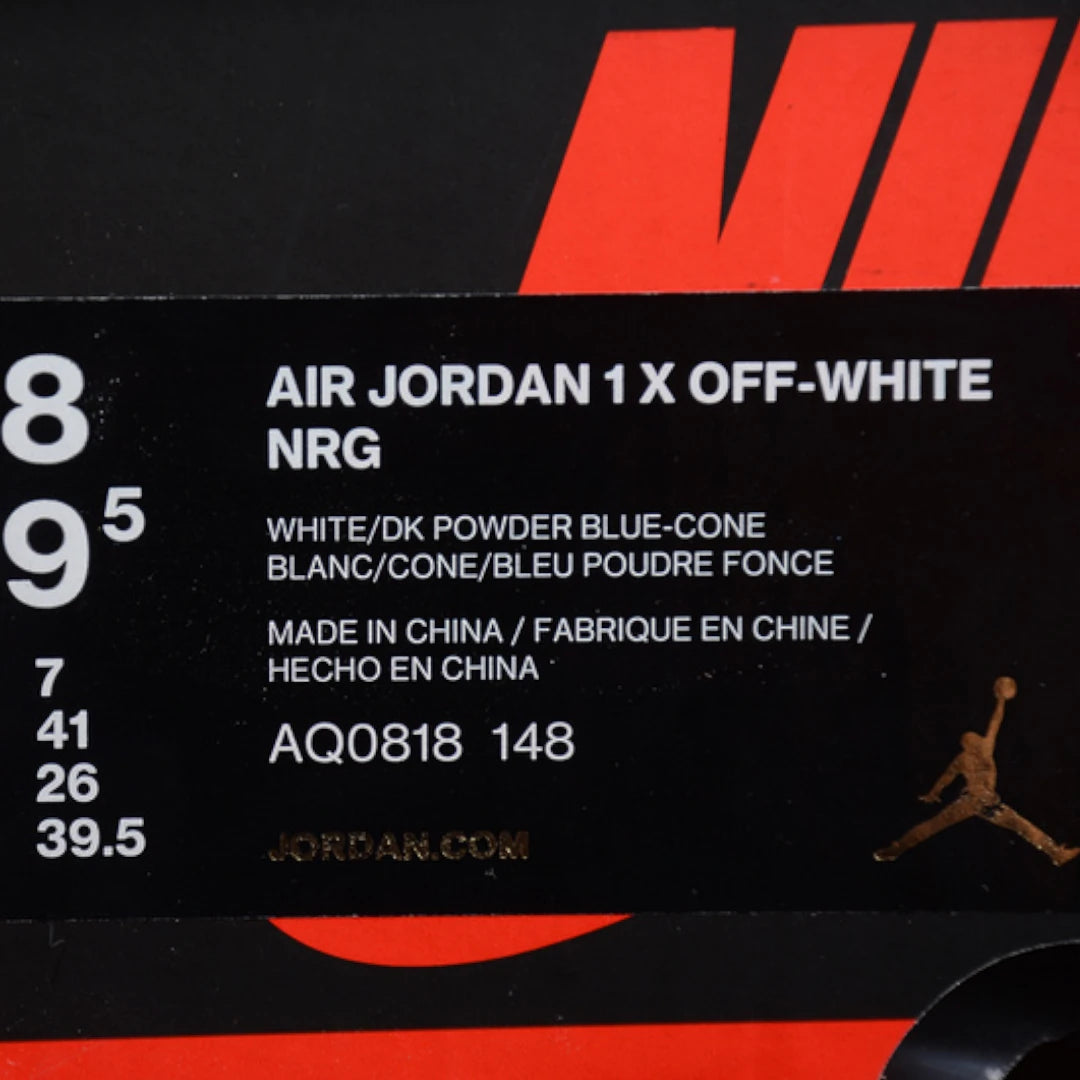 Off-White x AJ1 Retro High University Blue