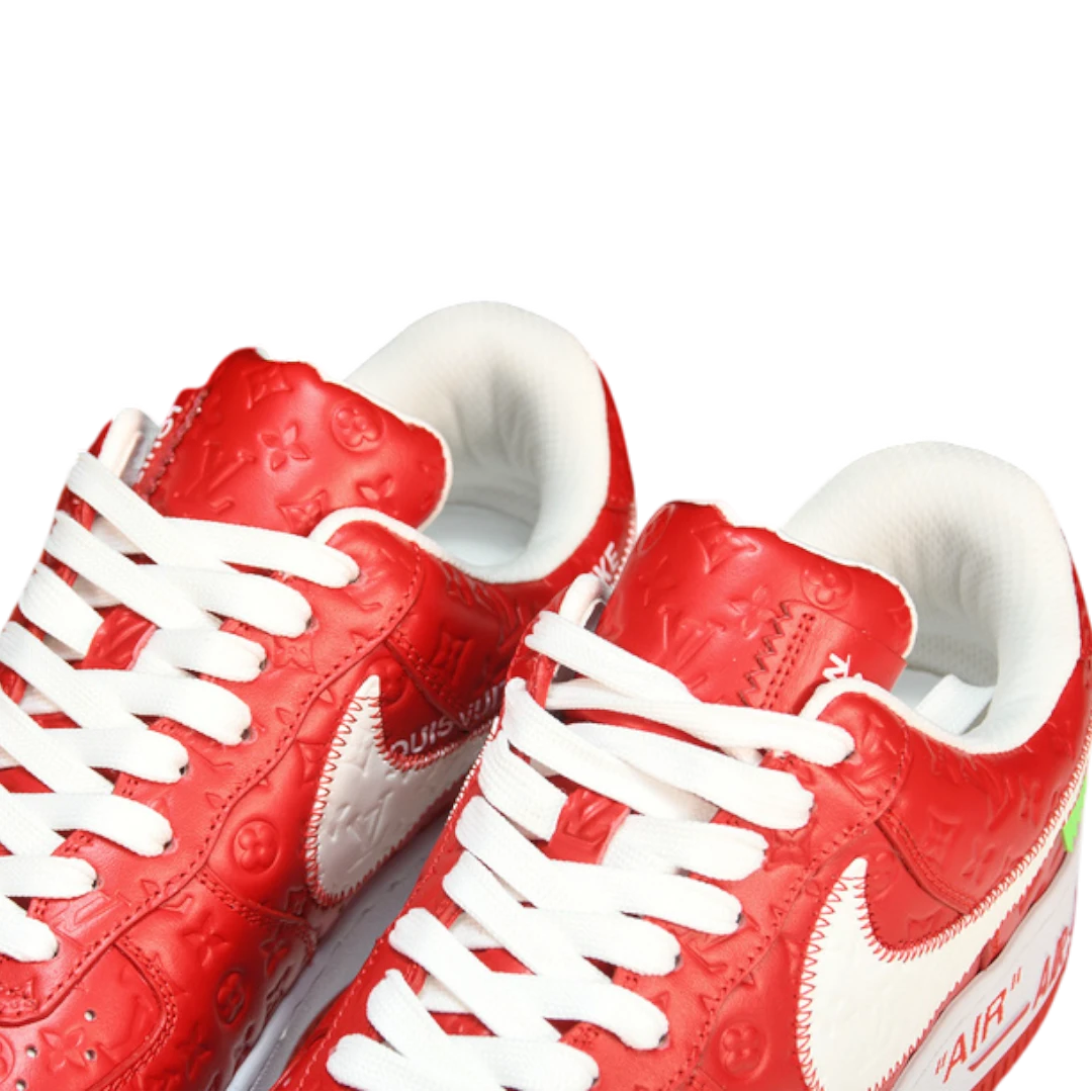 Louis Vuittоп x AF1 By Virgil Abloh 'White Red'