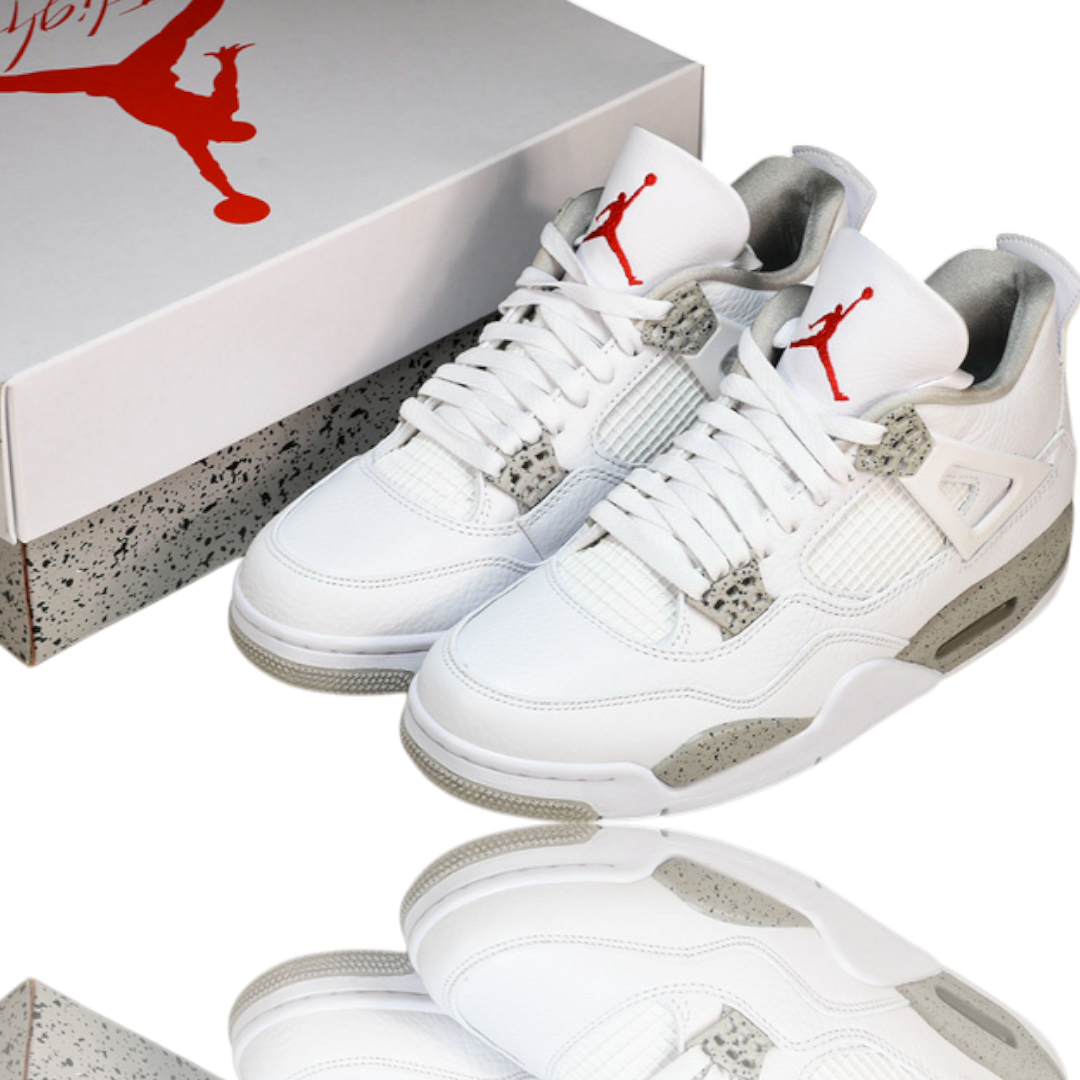 AJ4 Retro 'White Oreo'