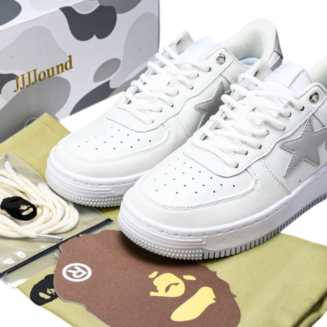 JJJJound x Bapesta 'White Grey'