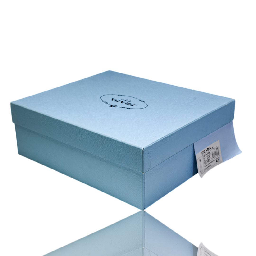 Prada Brushed Chelsea Boots 'Black'