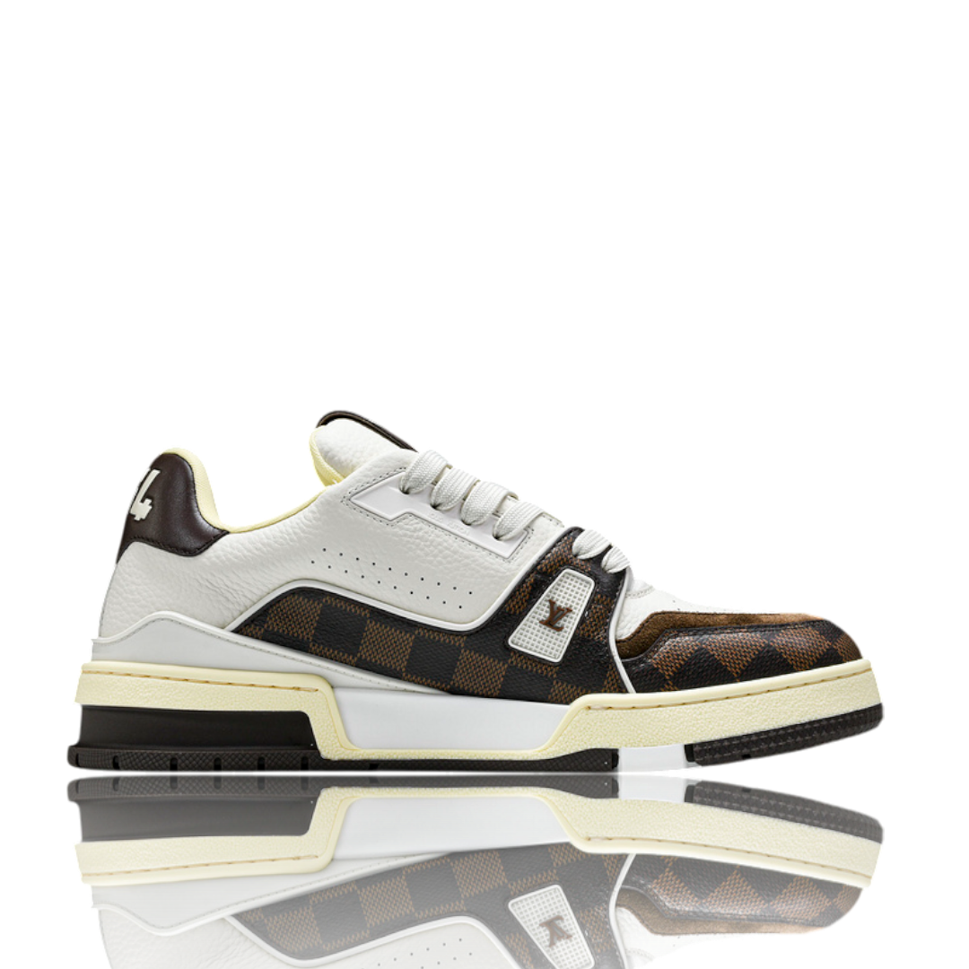 Louis Vuittоп Trainer Low By Tyler, The Creator 'White Mocha Damier'