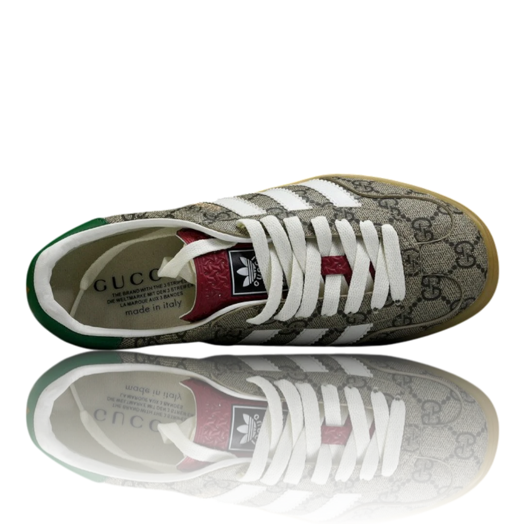 Guссi x Gazelle 'Beige GG Monogram'
