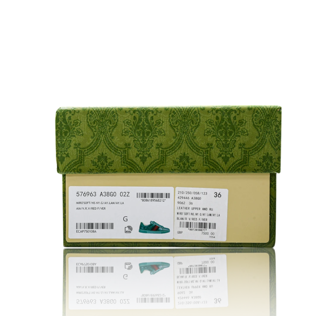 Guссi Ace Web 'Green Monogram'