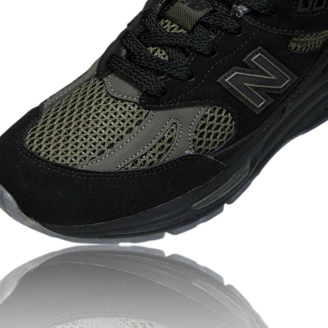 NB 991v2 MiUK x Stone Island 'Black Olive'