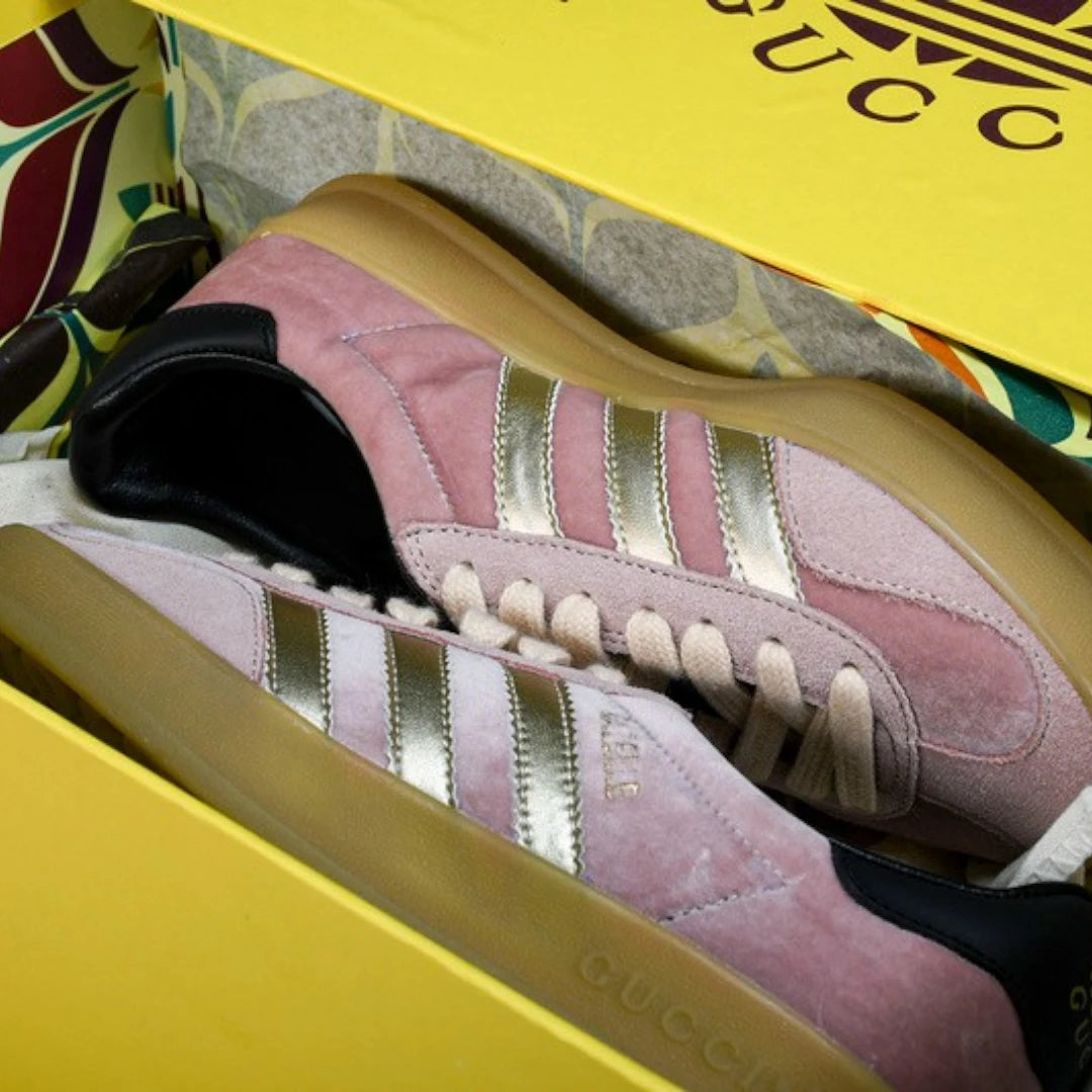 Guссi x Gazelle 'Pink Velvet'