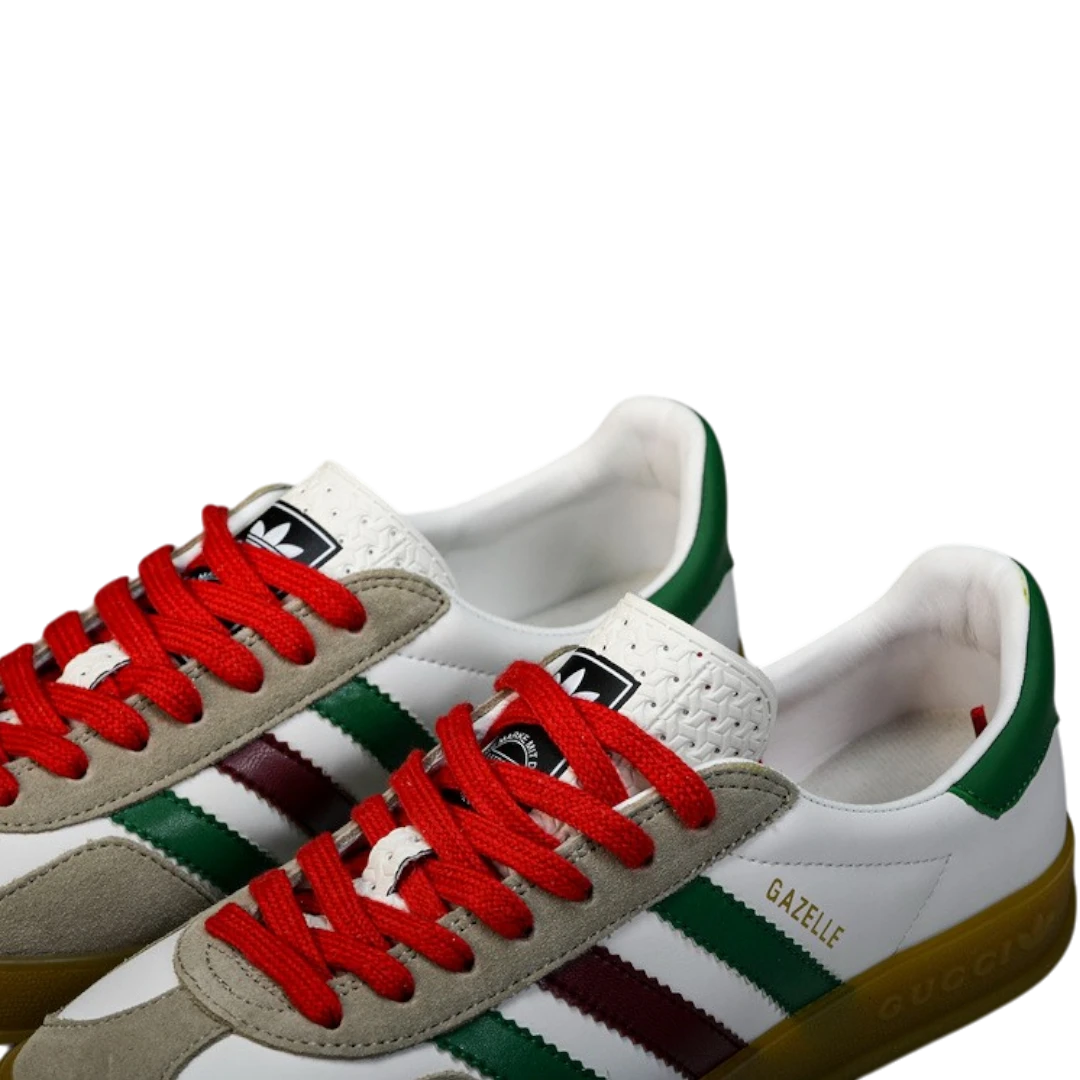 Guссi x Gazelle 'White Green Red'
