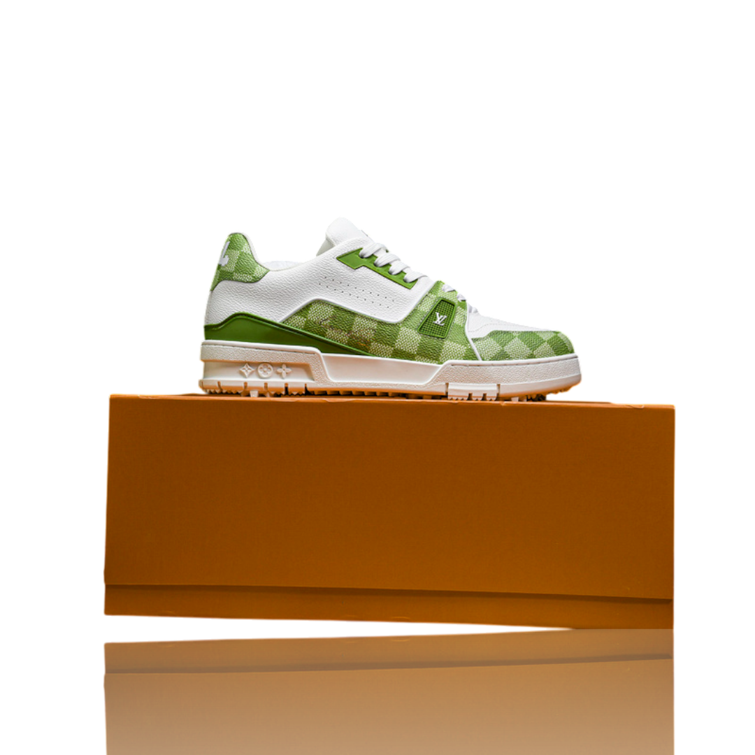 Louis Vuittоп Trainer Golf Shoes Low By Tyler, The Creator 'Green Damier'
