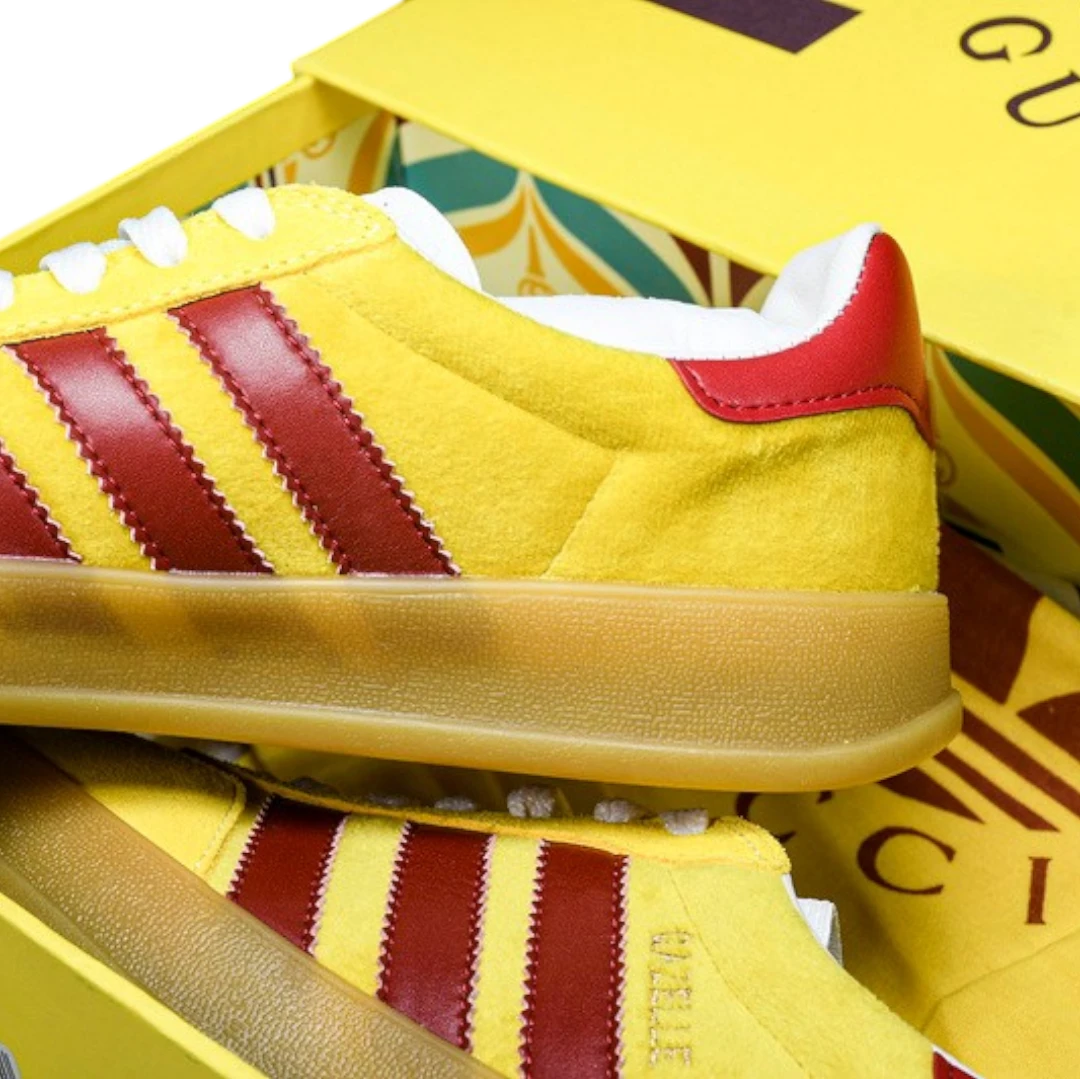 Guссi x Gazelle 'Yellow Velvet'