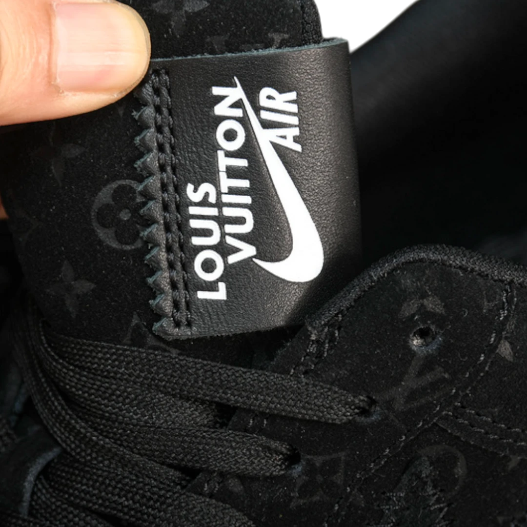 Louis Vuittоп x AF1 By Virgil Abloh ‘Black’