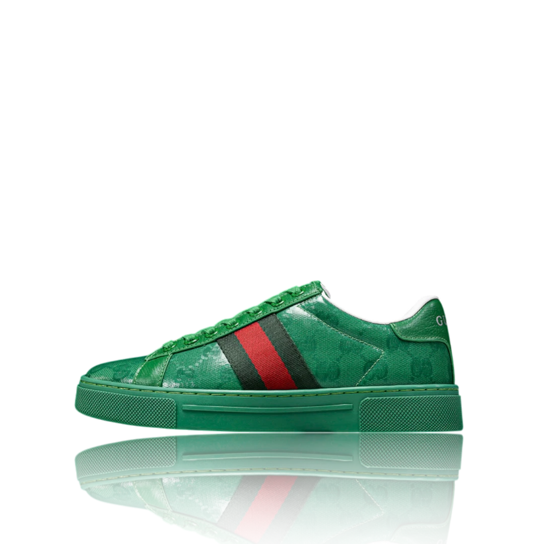 Guссi Ace Web 'Green Monogram'