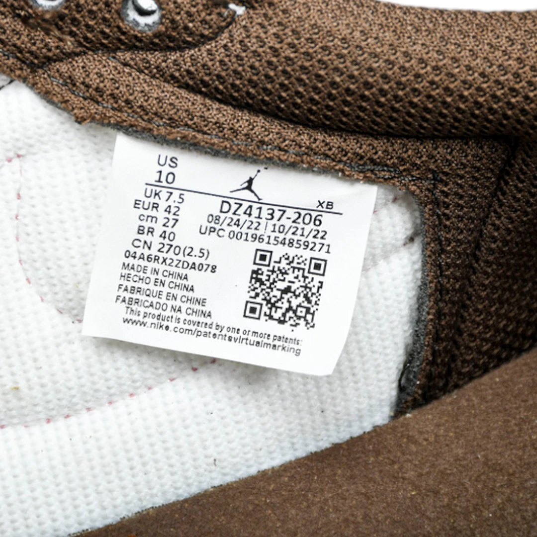 Travis Scott x AJ1 Low OG 'Dark Pony'