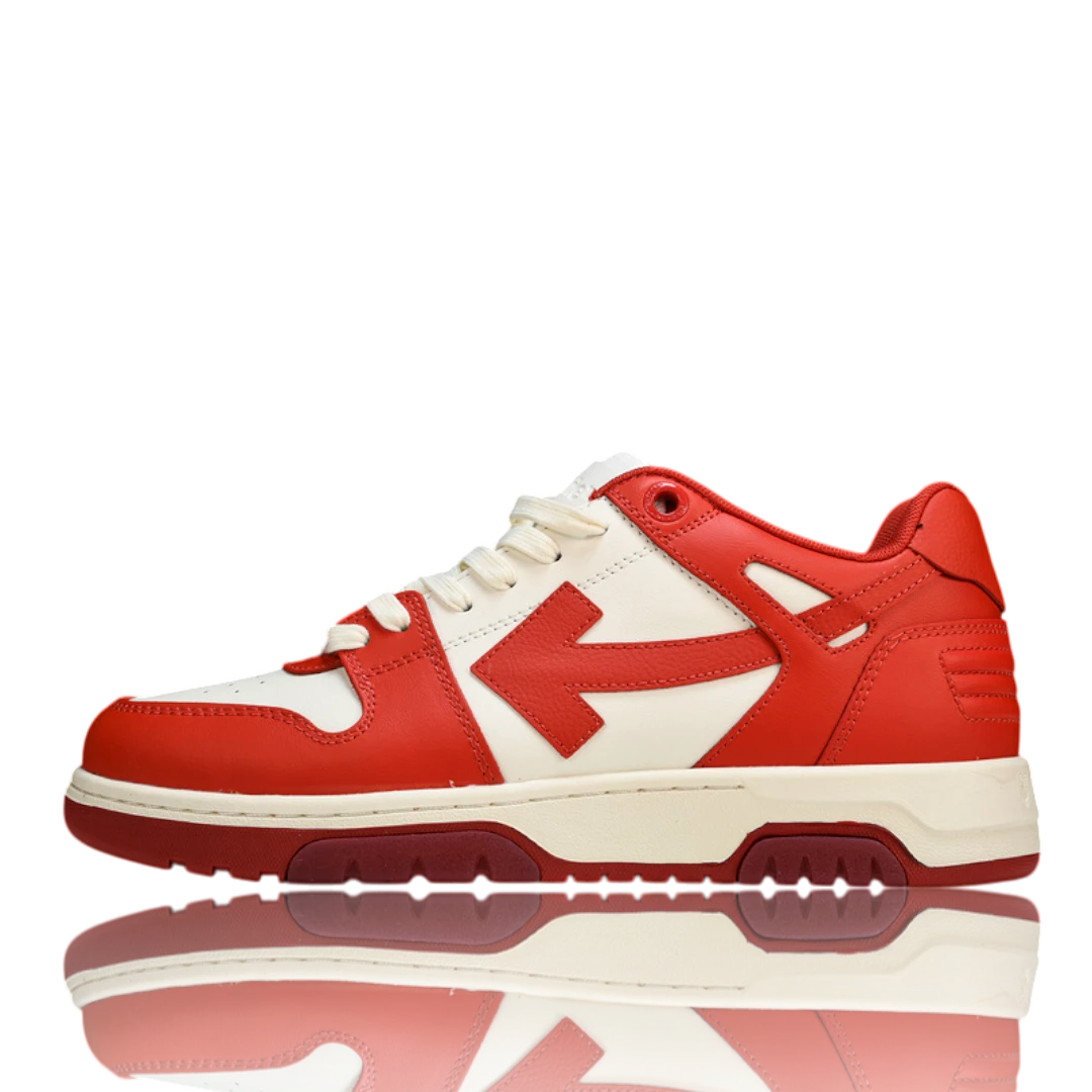 Off-White Out Of Office Low Top 'White Red'