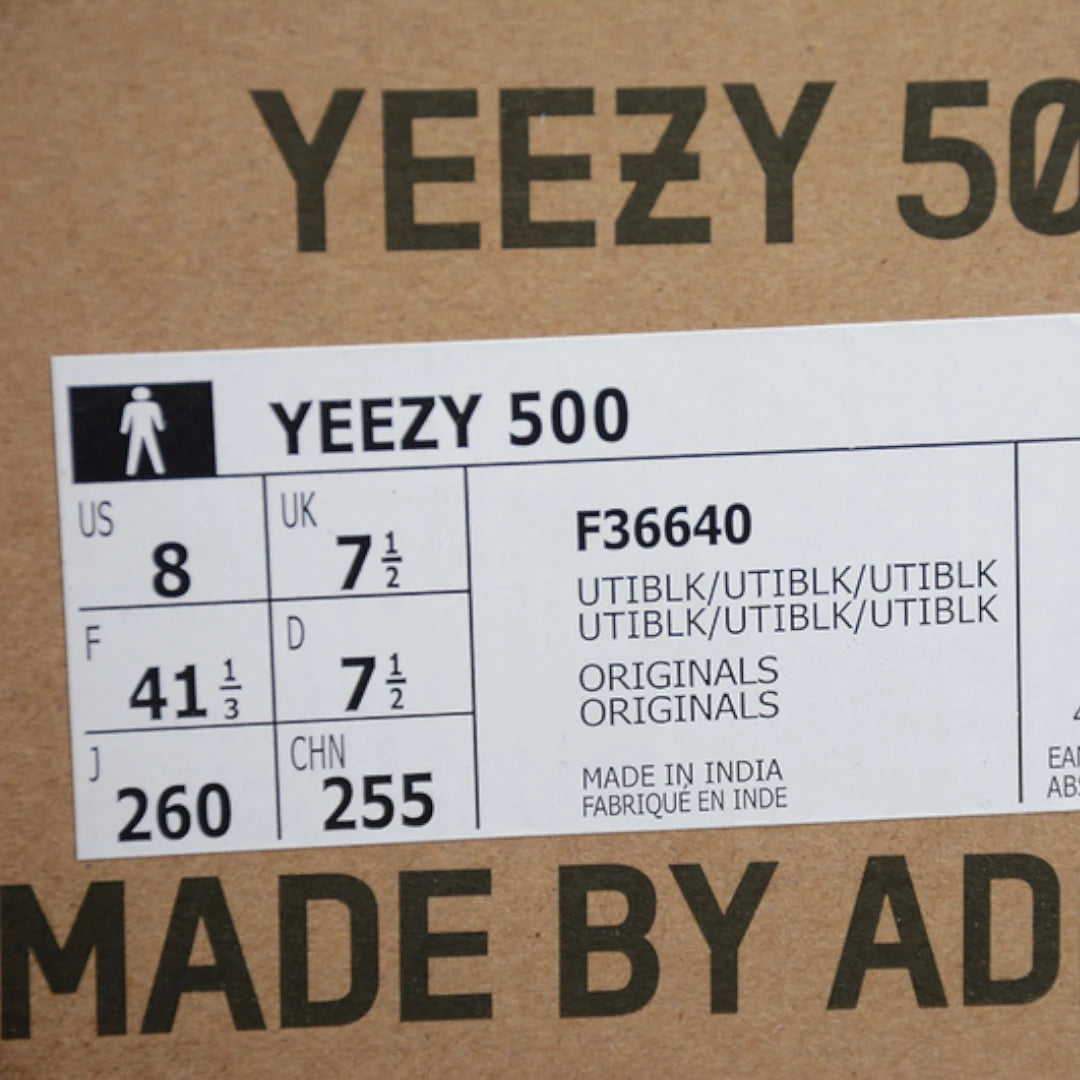 Yzy 500 'Utility Black'