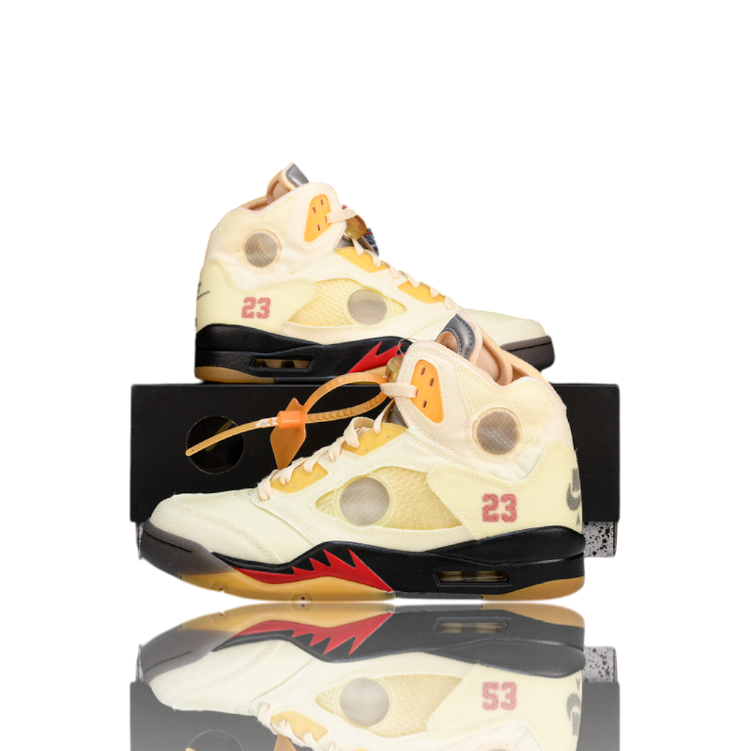 Off-White x AJ5 Retro 'Sail'