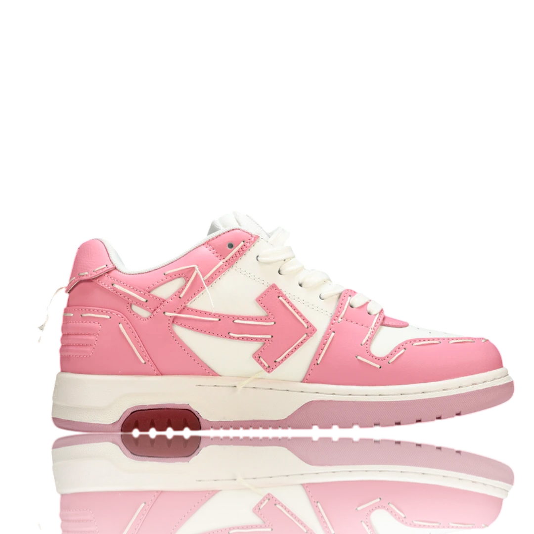 Off-White Out Of Office Low Top - Sartorial Stitch 'White Pink'