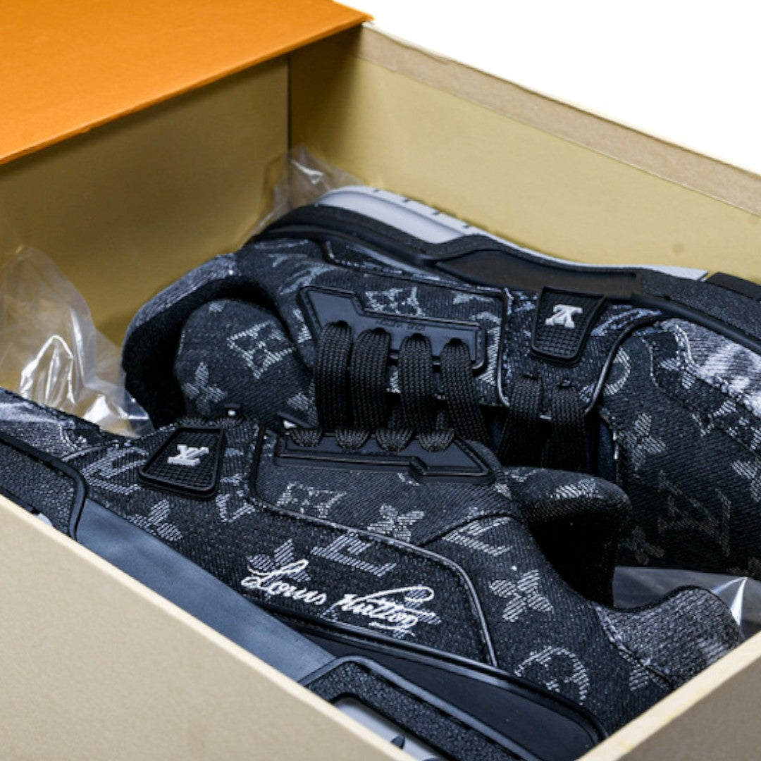 Louis Vuittоп Trainer Low 'Monogram Denim Black'